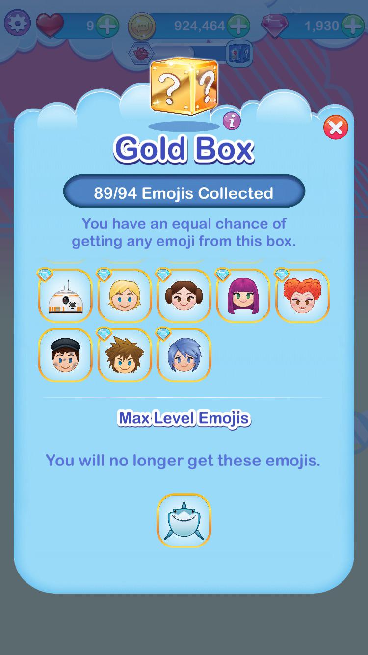 Thanks to Lucky Gold Box day and Hades, I got my first “maxed” regular Gold Box emoji 🤗 r