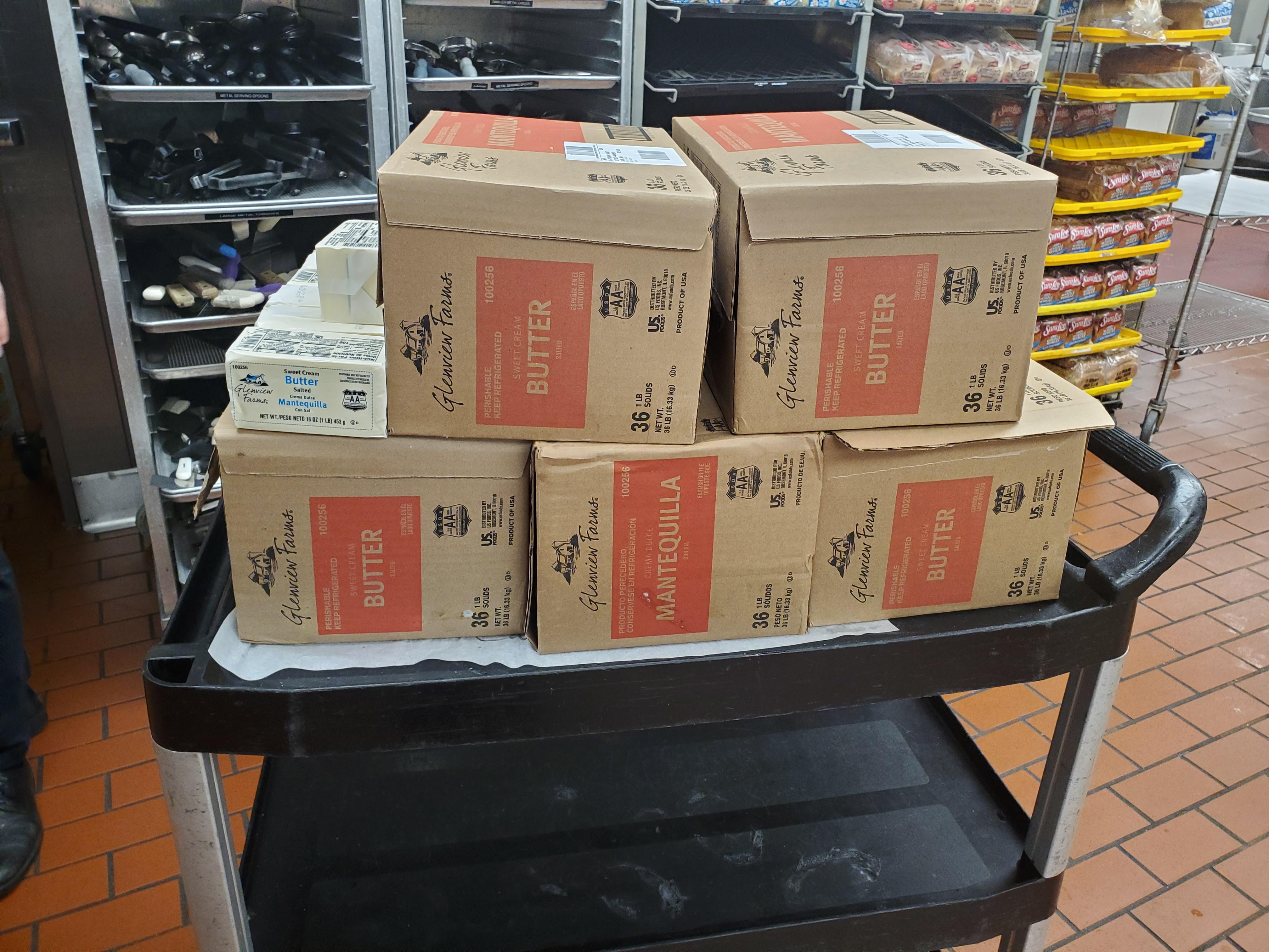 All the expired butter my work has to throw out. r/KitchenConfidential