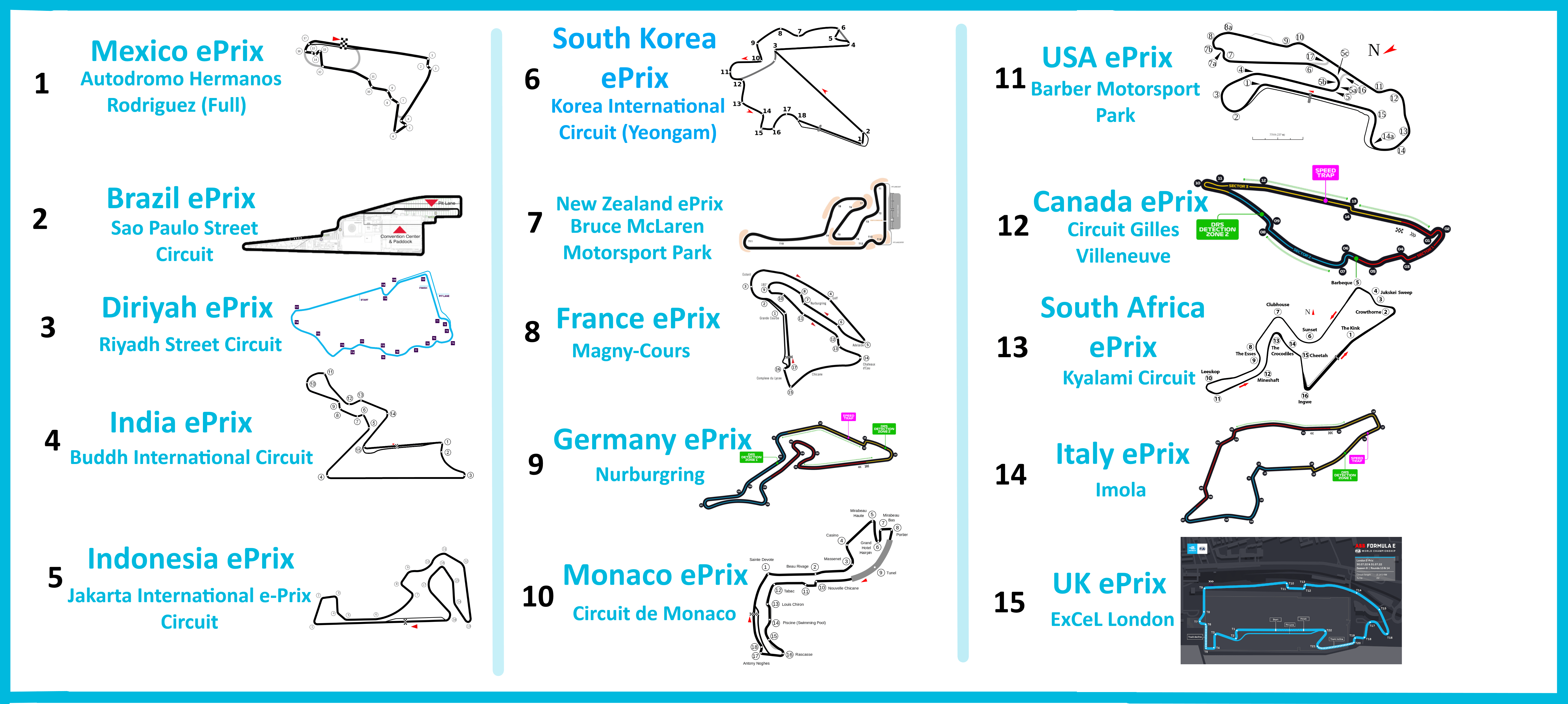 My dream calendar for formula e r/FormulaE My dream calendar for formula e r/FormulaE