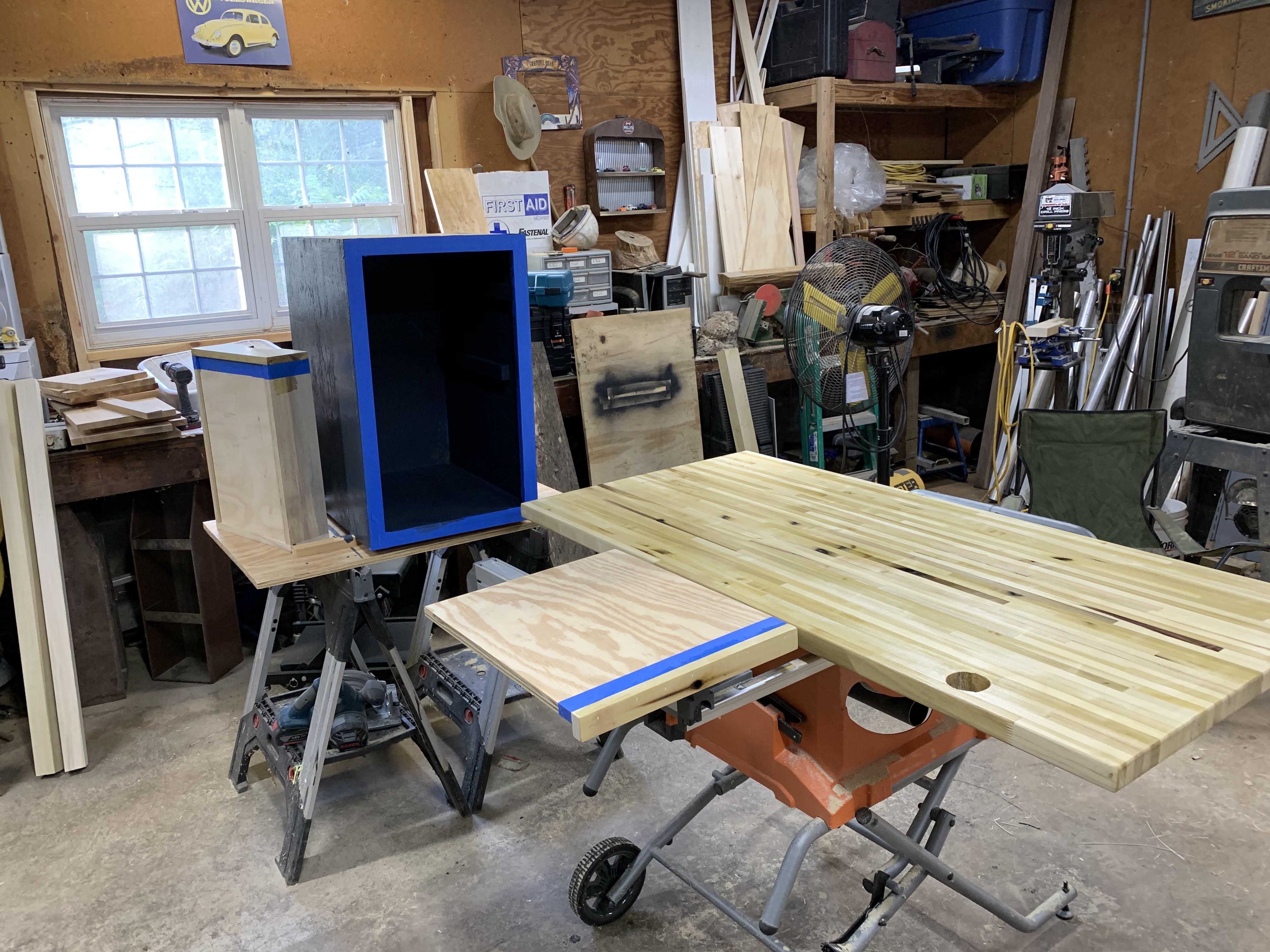 DIY Desk Day 2 finish. r/pcmasterrace