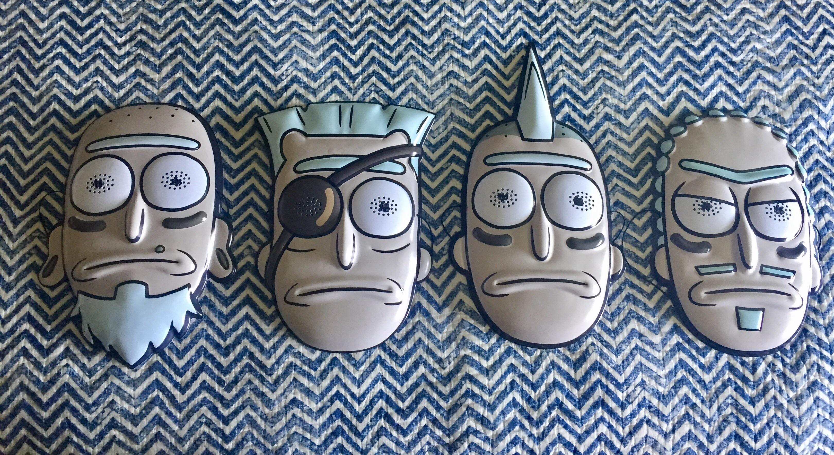 Rick Masks from ComicCon 2017 r/rickandmorty