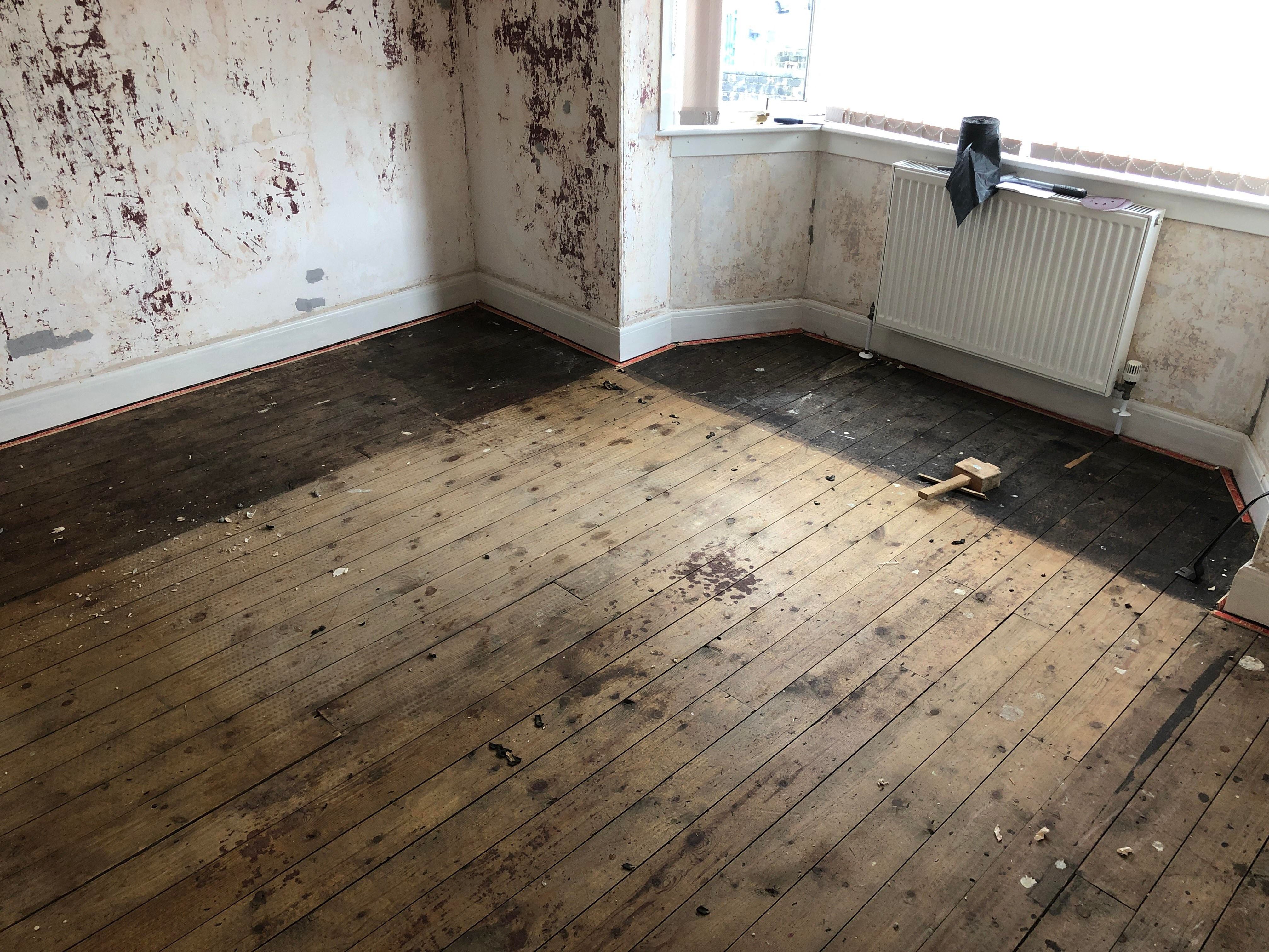 Just pulled my carpet up, are these floor boards ruined or would they
