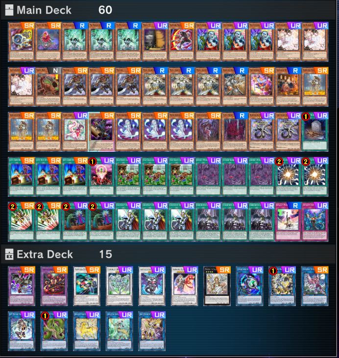 Platinum 1 with 60 card zombie world! (no eldlich) r/masterduel