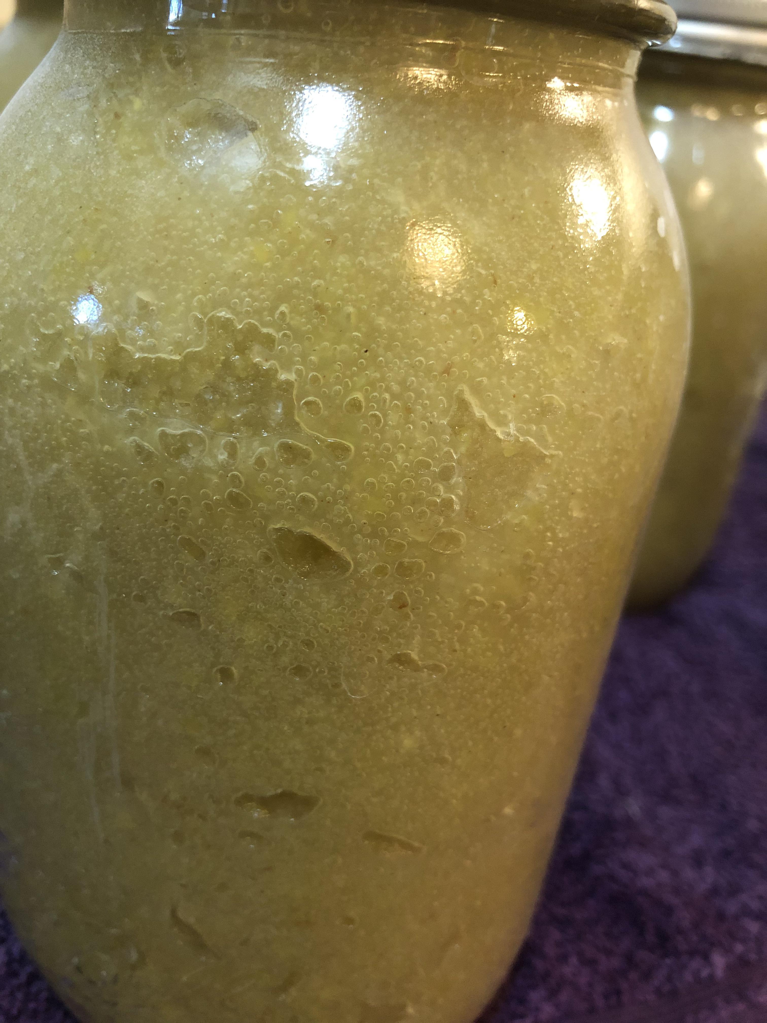 I was careful to remove all air bubbles before water bath boiling but