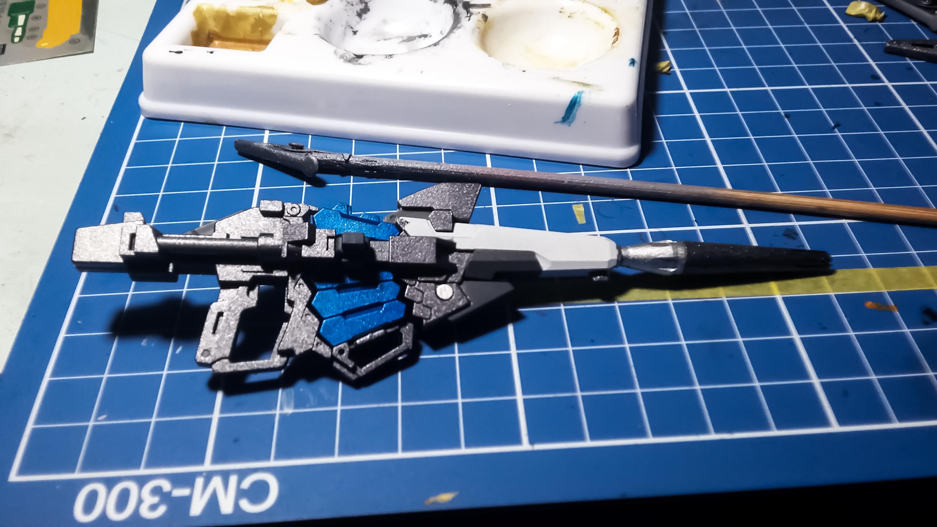 Noob Painting MG FAU Beam Rifle r/Gunpla