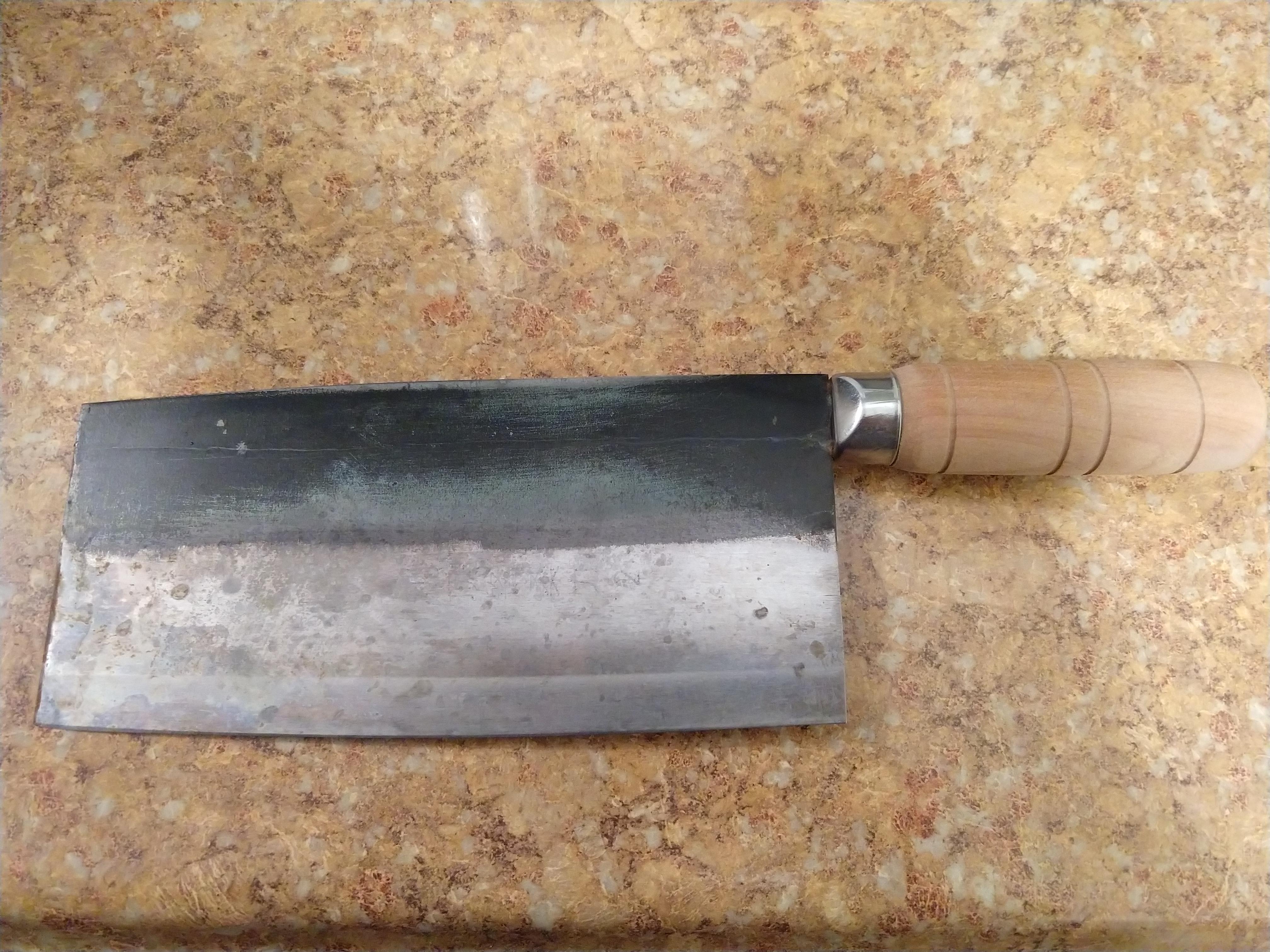 Amazing 12 Chinese Carbon Steel Cleaver r/chefknives