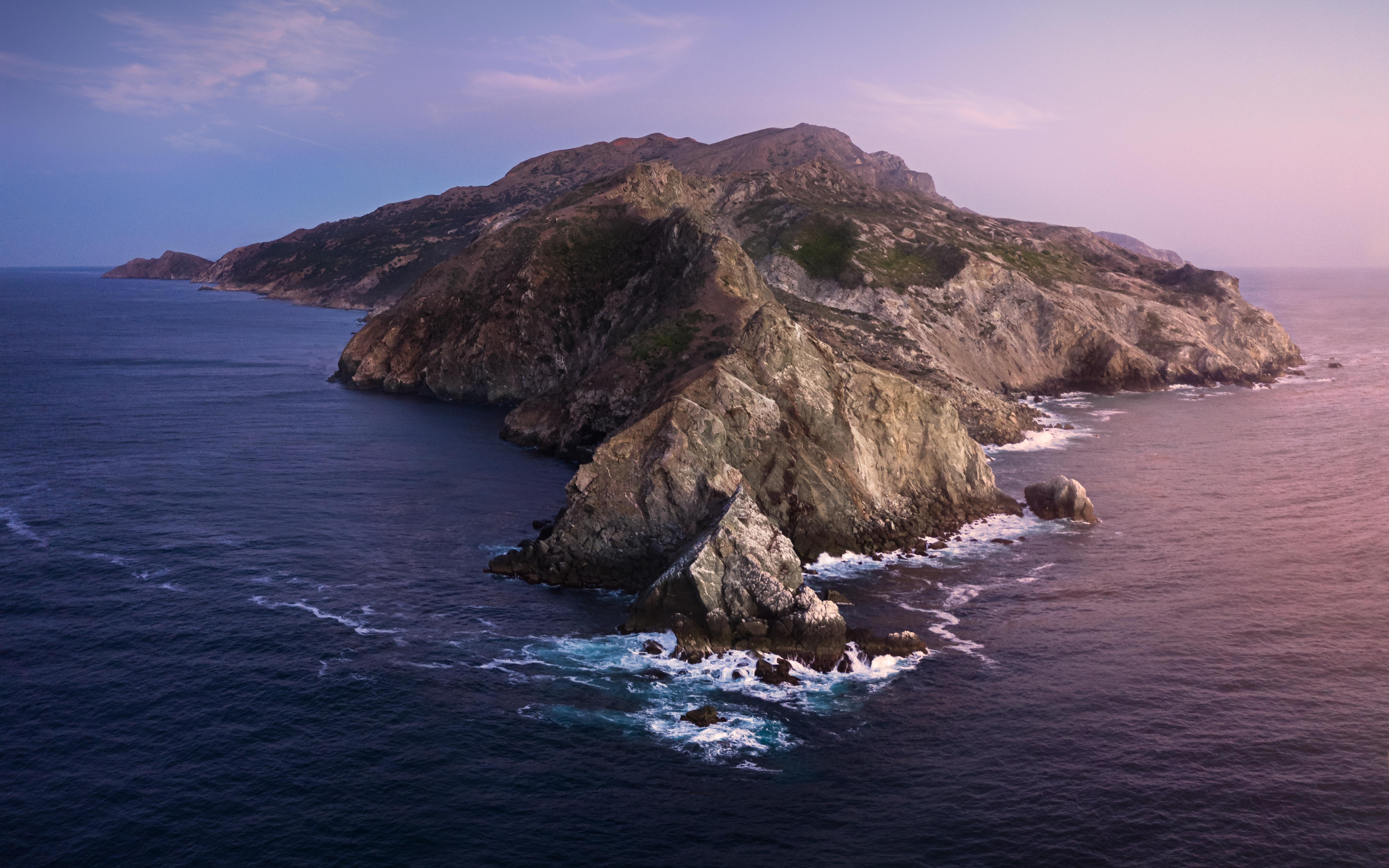 My friends and I recreated the default macOS Catalina wallpaper Santa