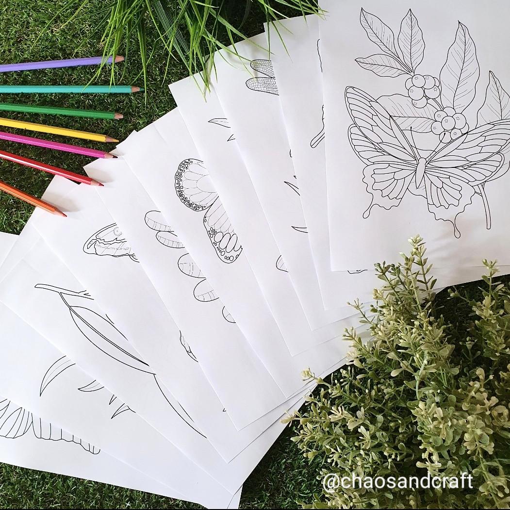 I draw and sell colouring in pages. I've just started an etsy. Anyone