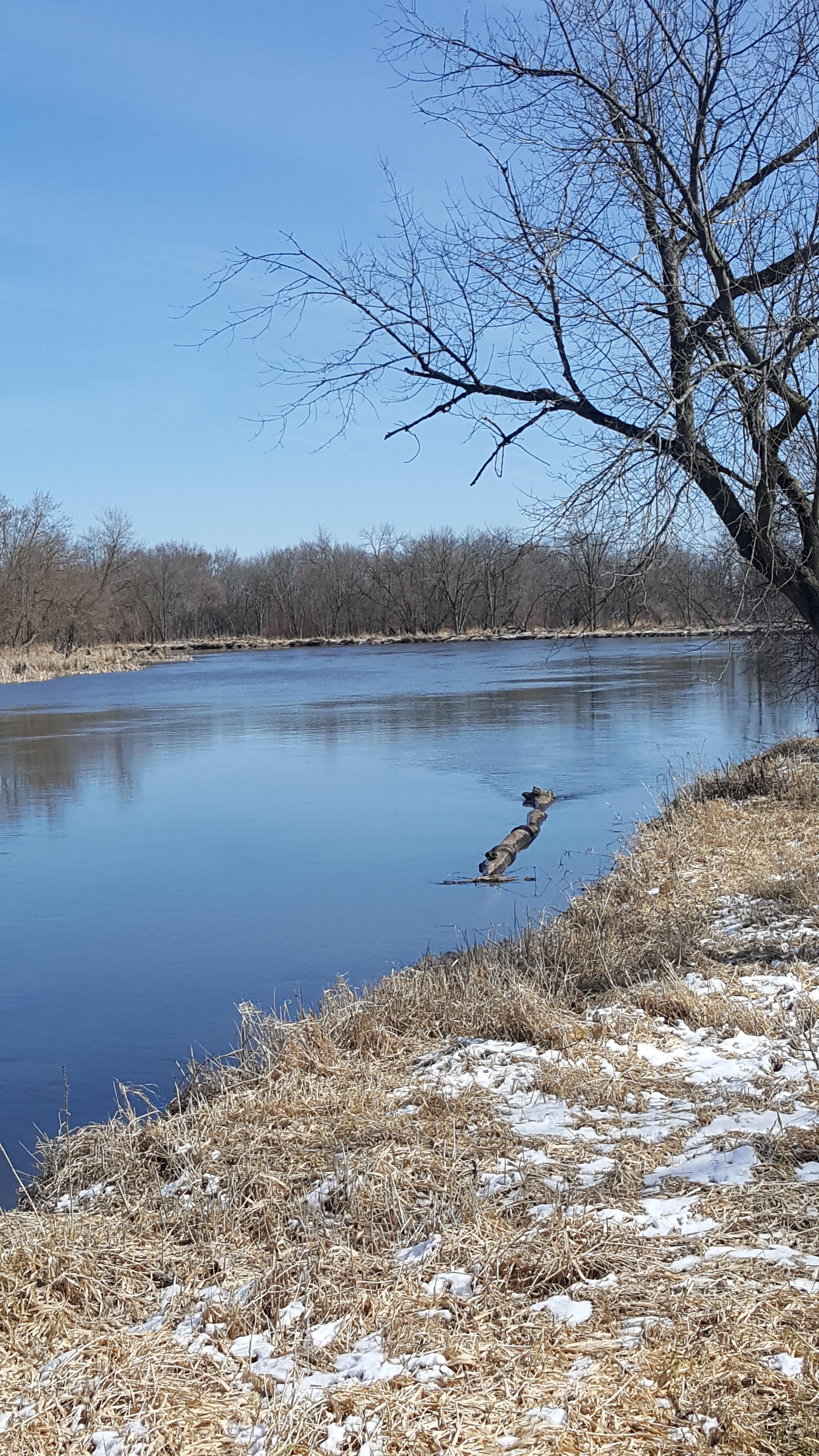Beautiful lake in Chain O'Lakes State Park,Spring Grove,Illinois