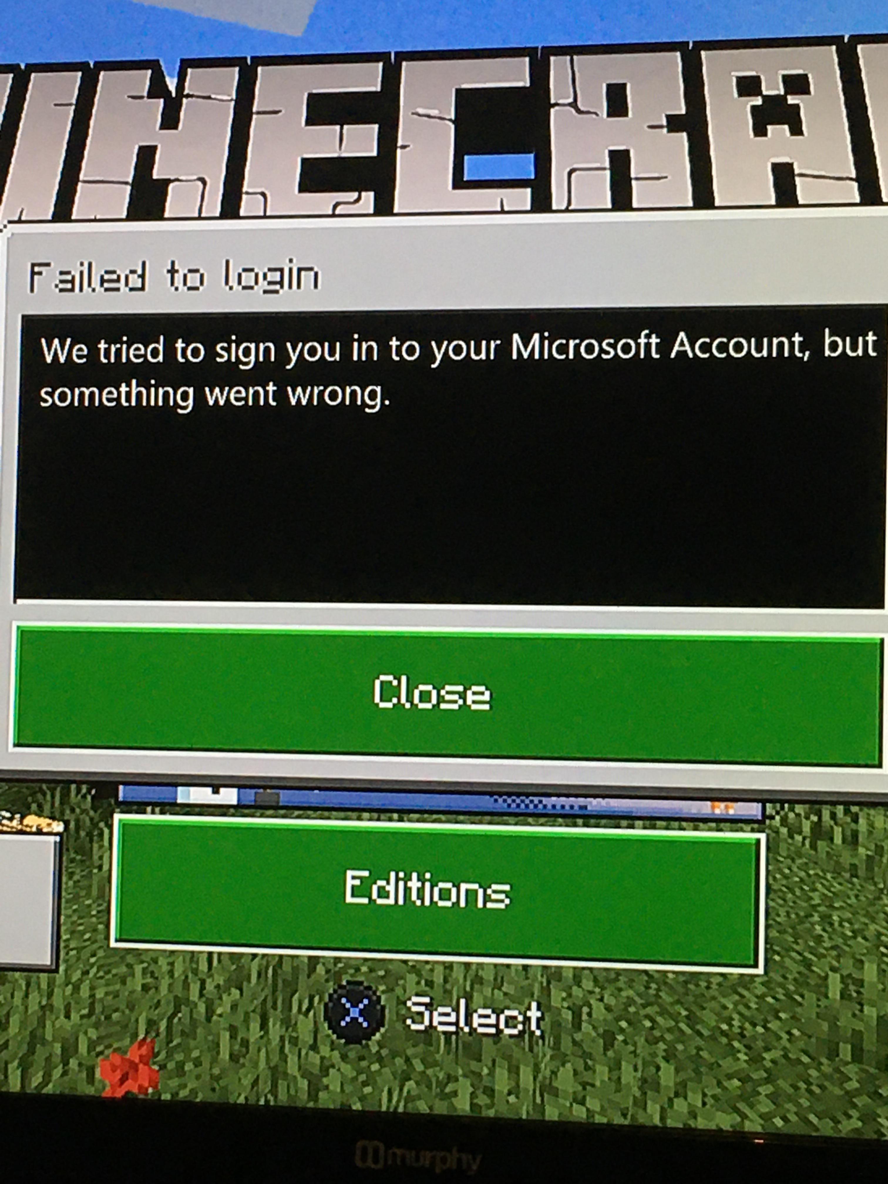 Can someone help I put in my Microsoft account but whenever I click sign in with a Microsoft