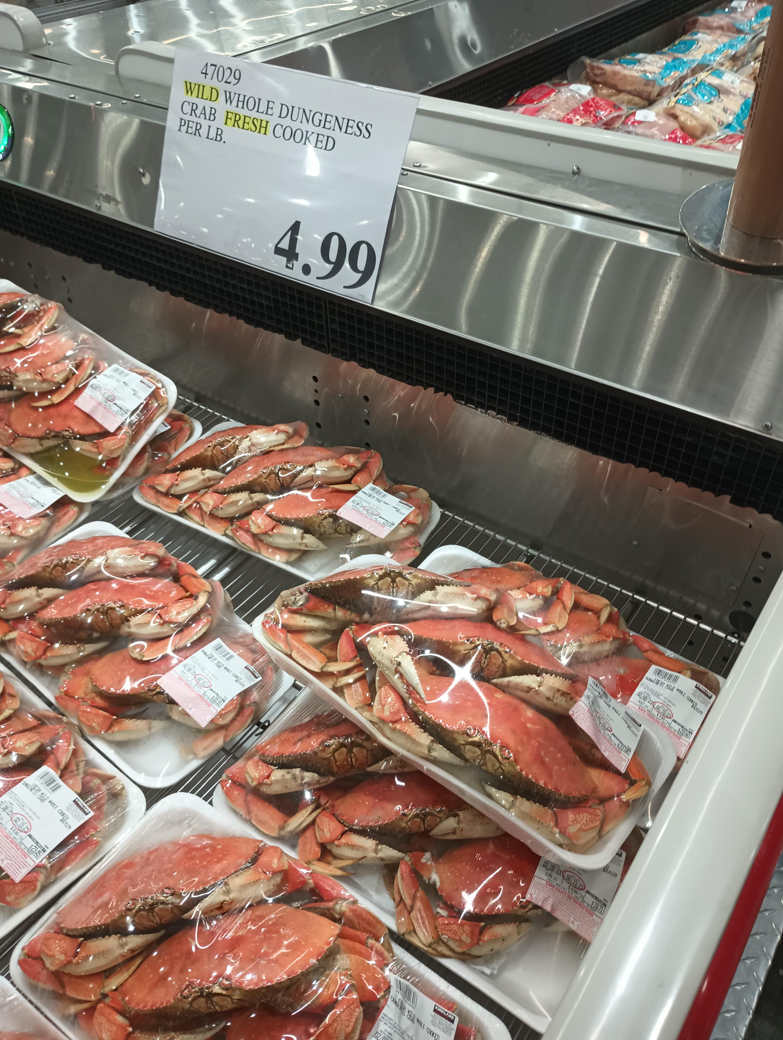 Cheap delicious crabs at Costco right meow r/santacruz