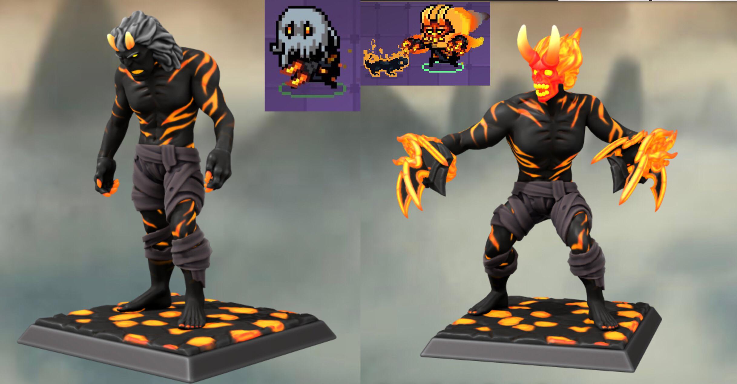 I recreated Hellpact Werewolf in r/SoulKnight