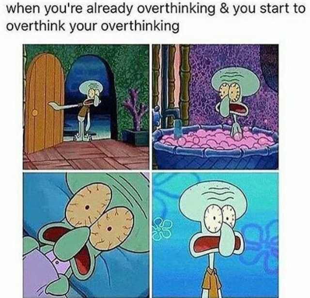 Don't overthink this meme INTP