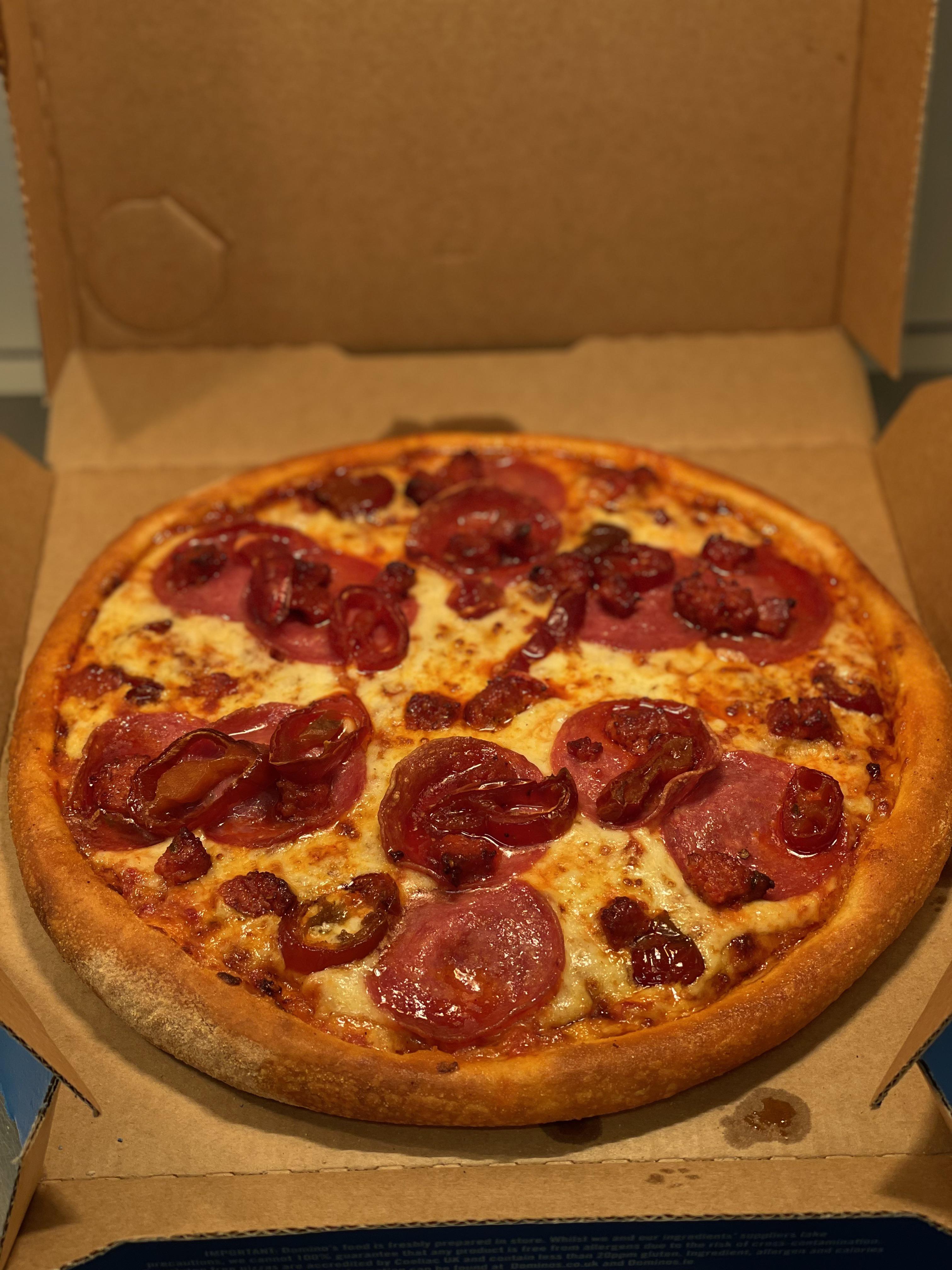 Dominos UK Ultimate Spicy Sausage Pizza thoughts? r/Dominos