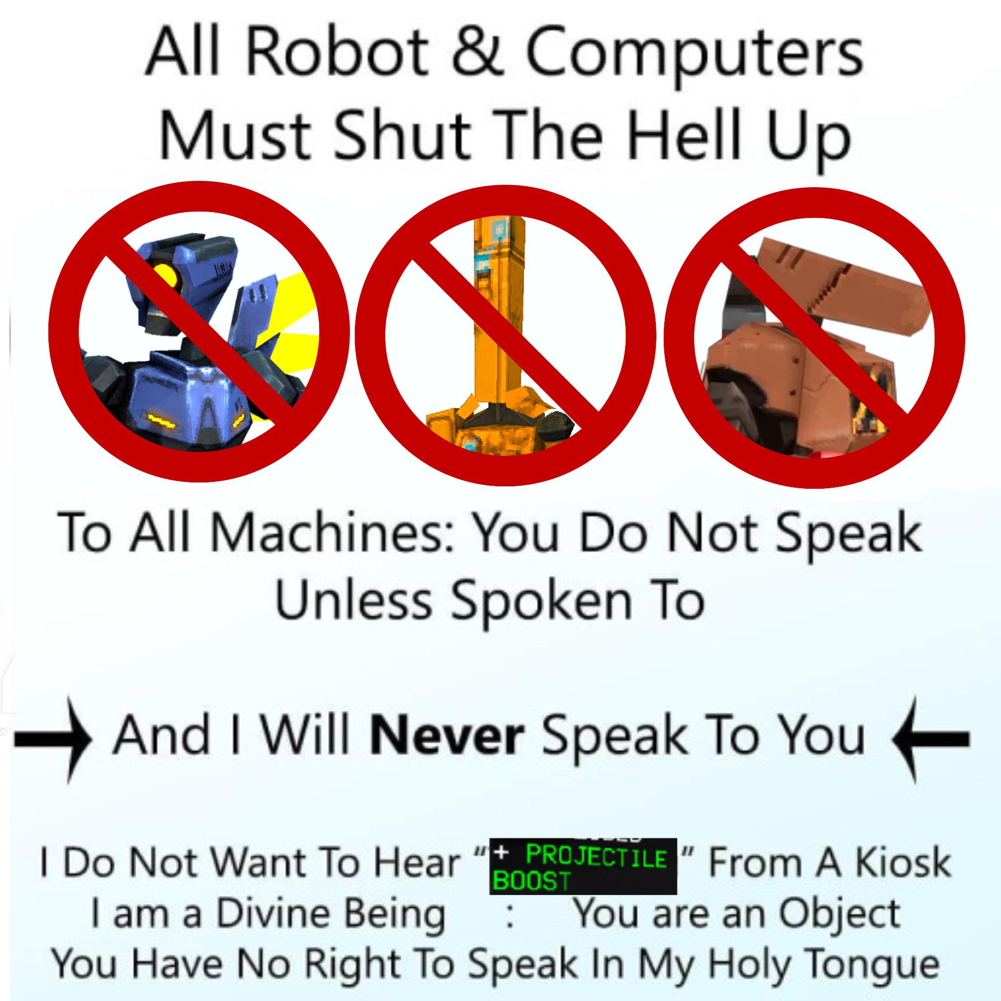 I AM A DIVINE BEING. YOU ARE NOTHING BUT SCRAP. r/Ultrakill