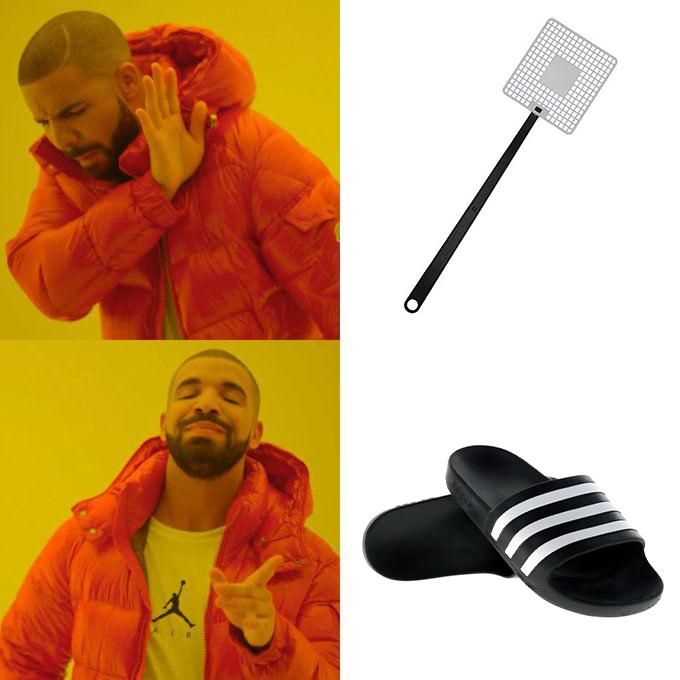 I havend had a fly swatter yesterday, so I put my story into a meme