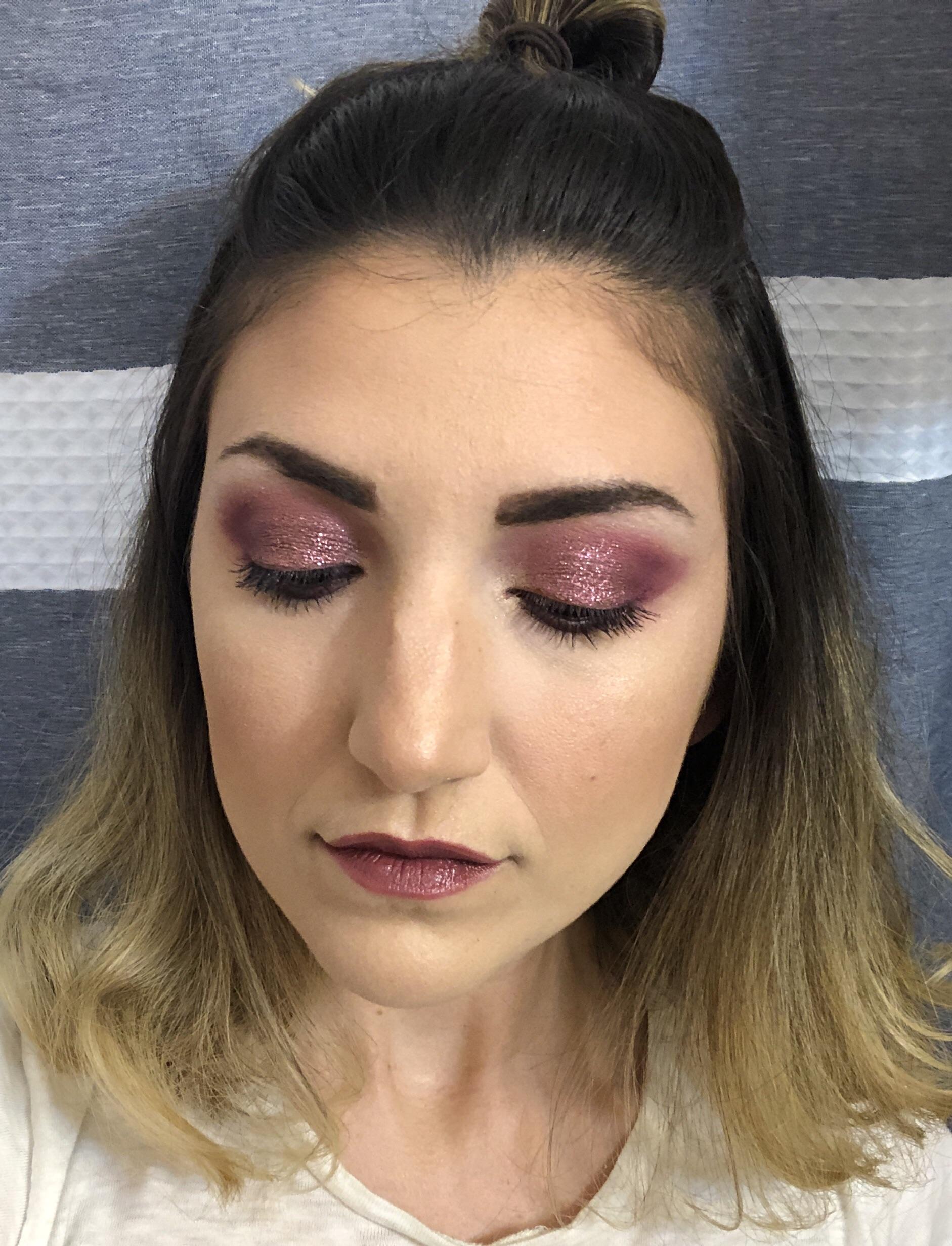 Glitter look using Too Faced Pretty Rich. CCW r/MakeupAddiction