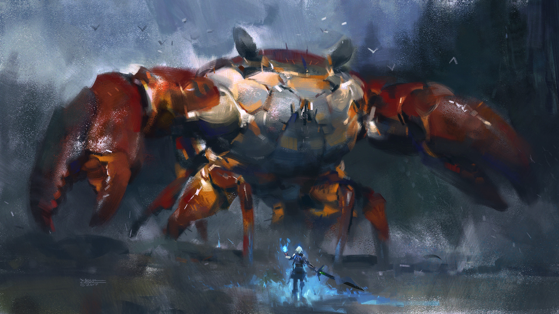 Boss Crab, by Halil Ural on ArtStation r/ImaginaryMonsters