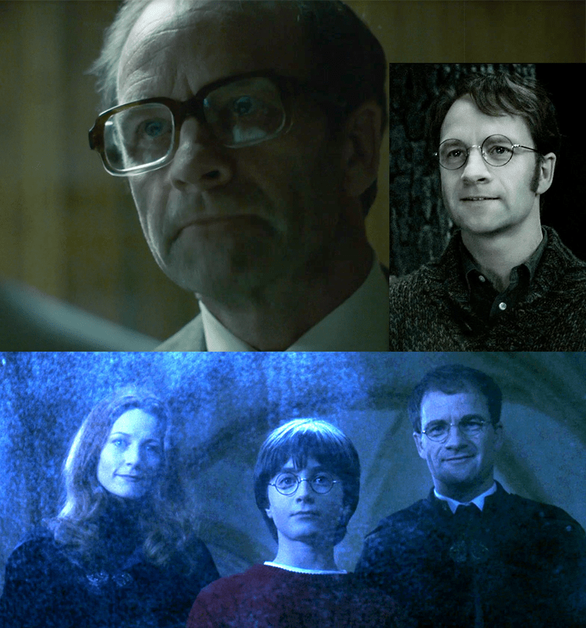 Adrian Rawlins who played Nikolai Fomin, also played Harry Potters