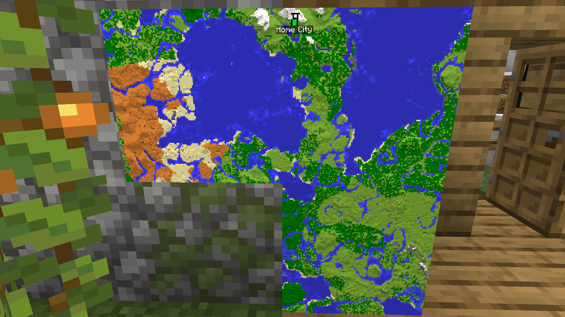 Tip The fastest way to fill in a fully zoomed out map is to use an