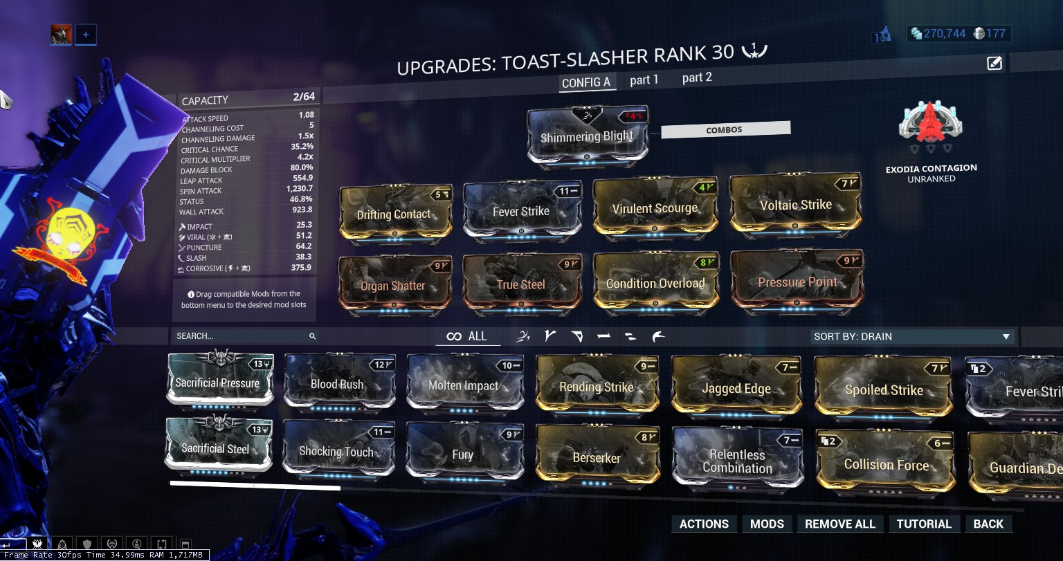 PLAGUE Kripath / Bokwin and JAi 2 how's is my Zaw Build. Warframe