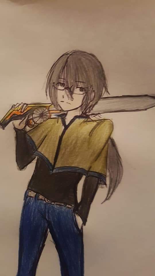 This is my oc Ryan Guerterna is drawn by a friend He is
