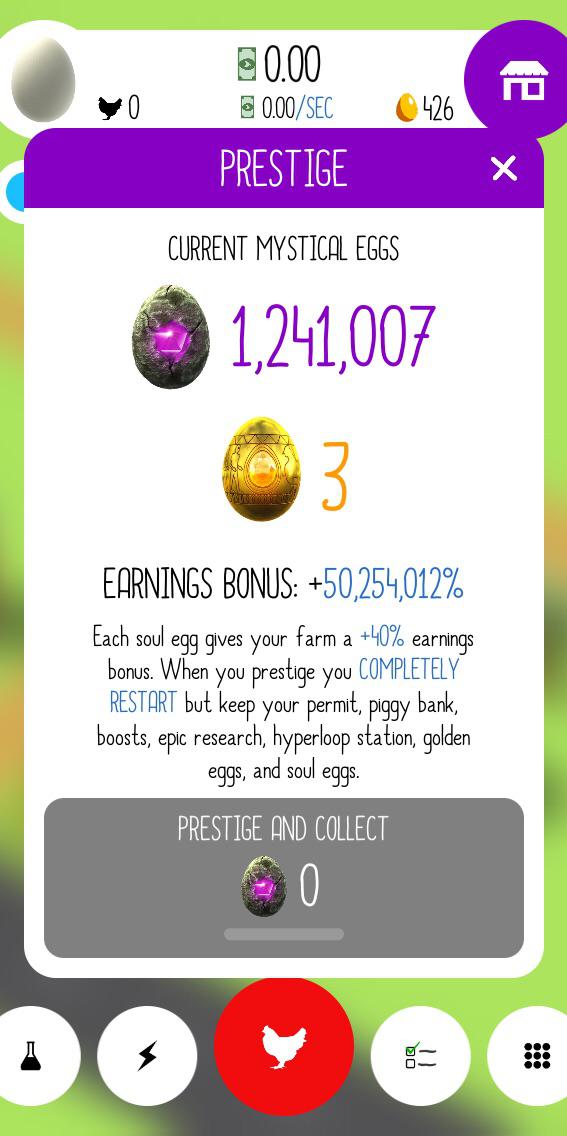 My first million soul eggs! r/EggInc