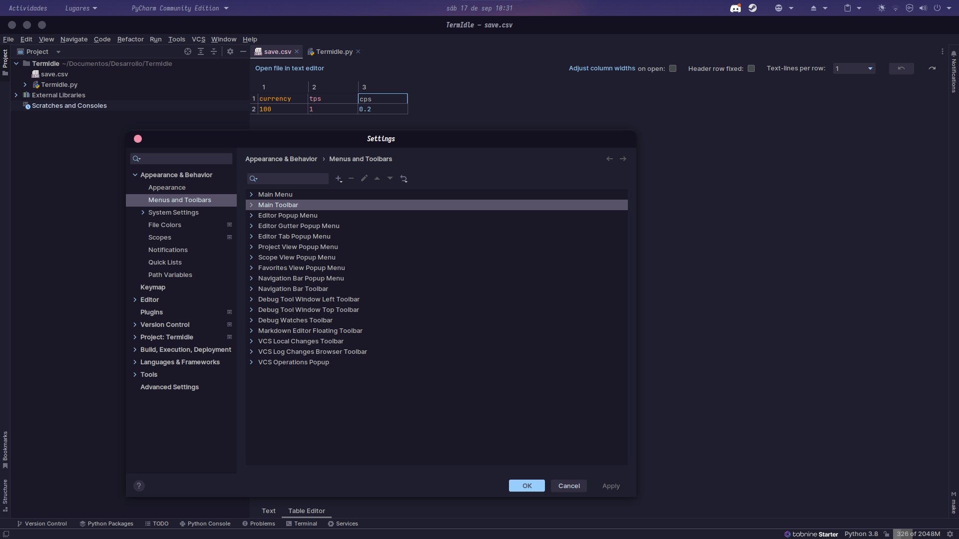 My toolbar has disappeared and toolbar settings are buggy. Any way to