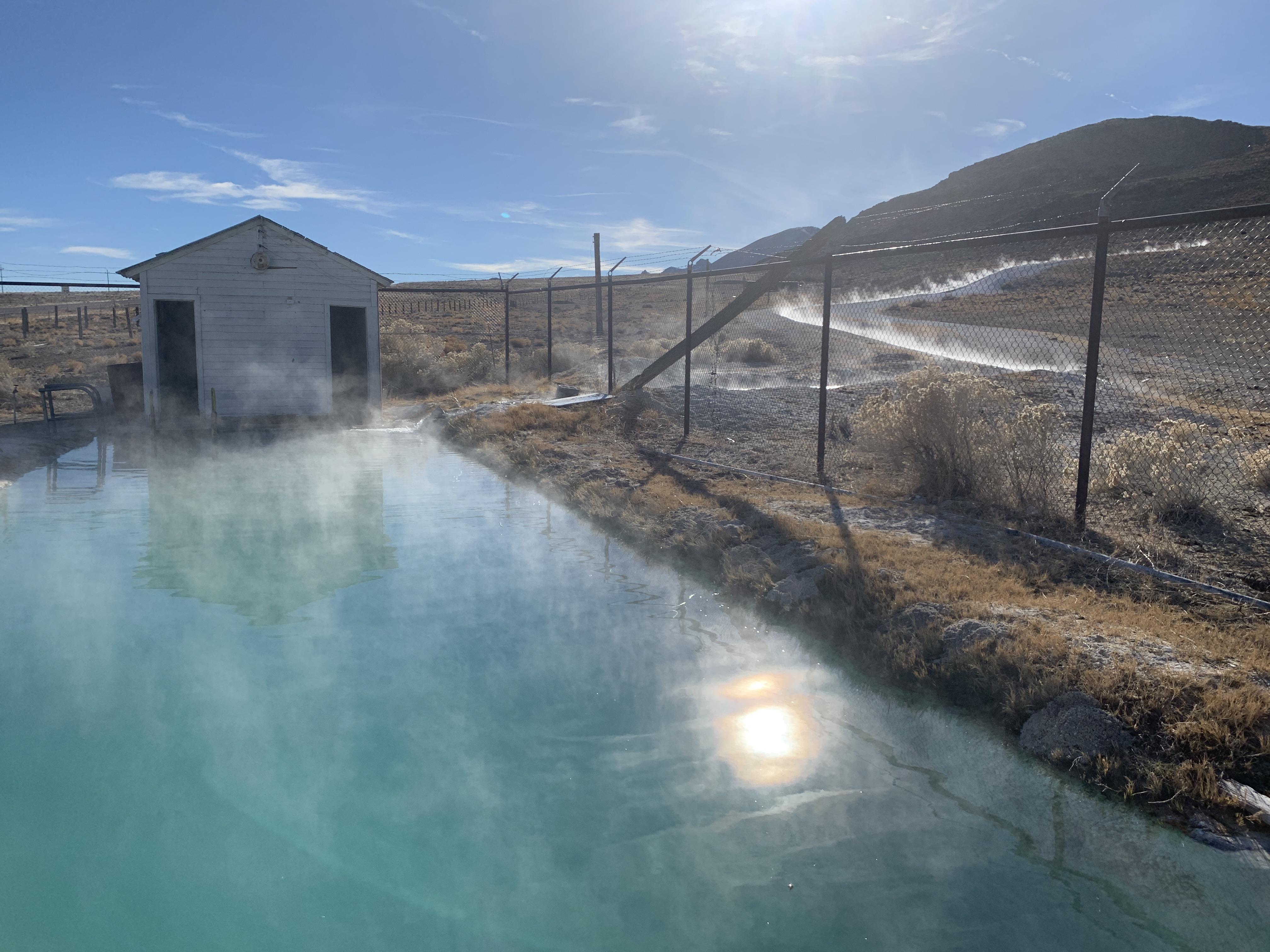 Went on a hot spring road trip, again... Warm Springs, NV. This is