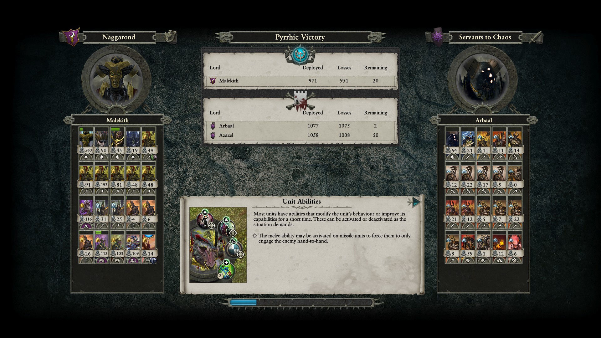 SFO Dark Elves vs Two Chaos Armies r/totalwar