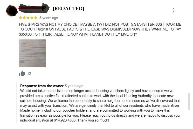 In Ohio, there's no way a landlord can sue you, lose, and then charge