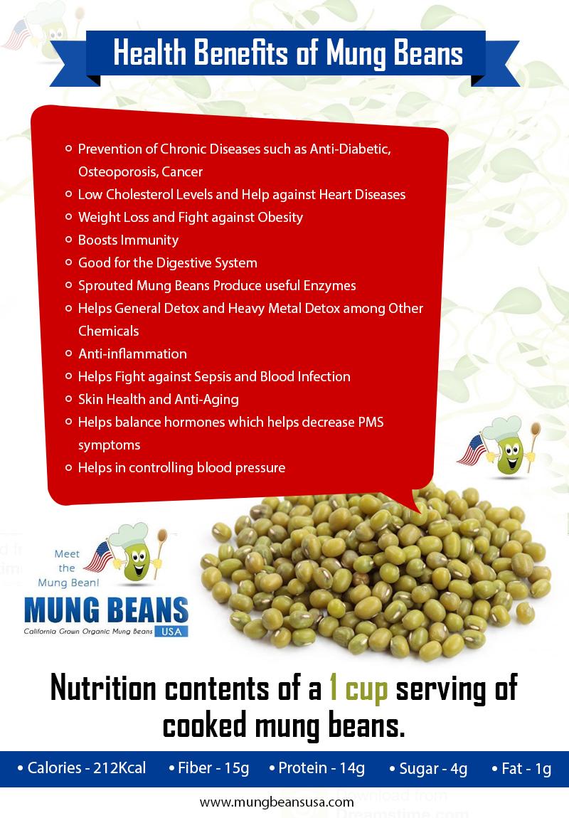 Health Benefits Of Mung Beans r/Infographics