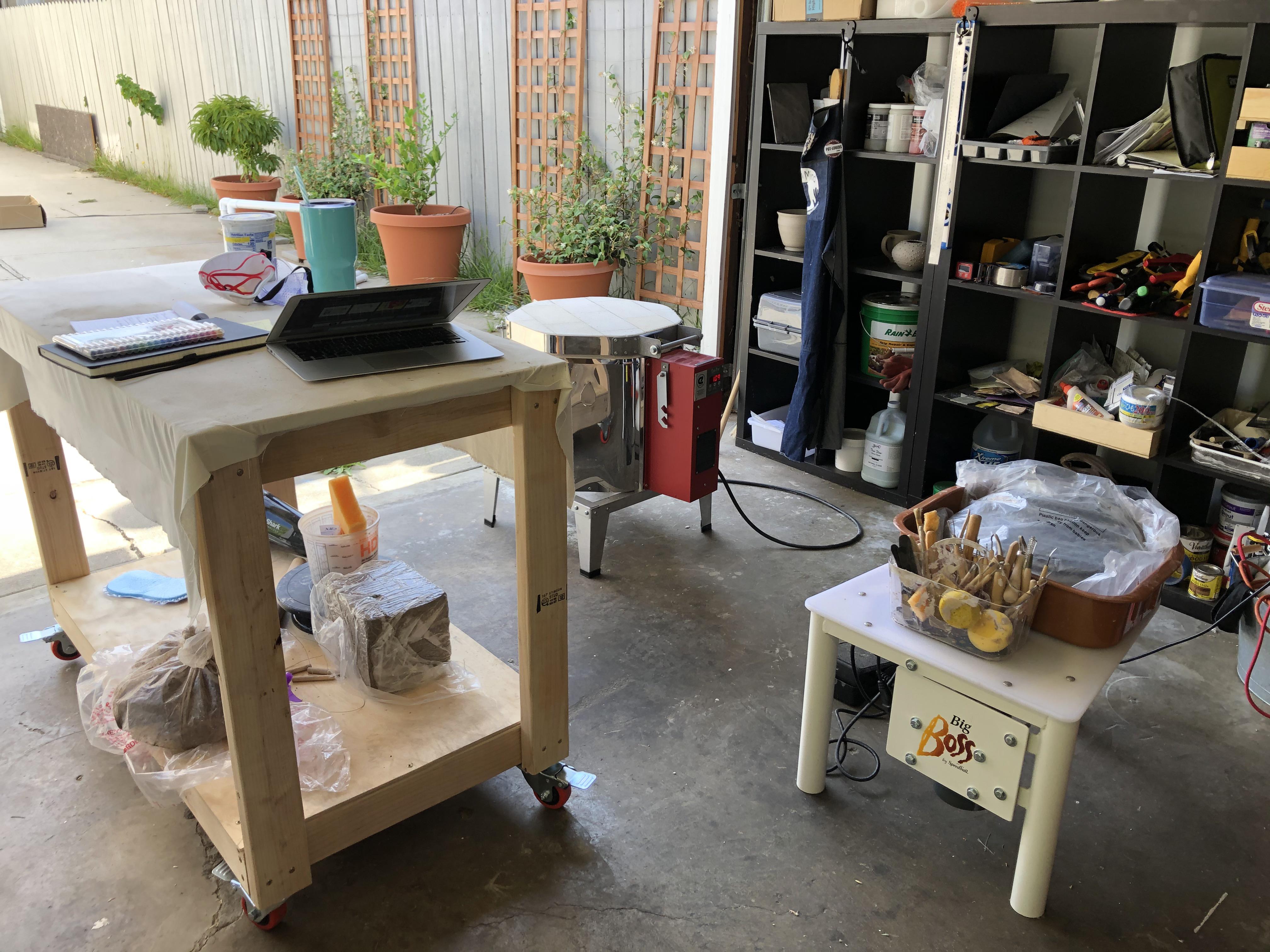 First time firing up my first kiln in my first home studio! Any