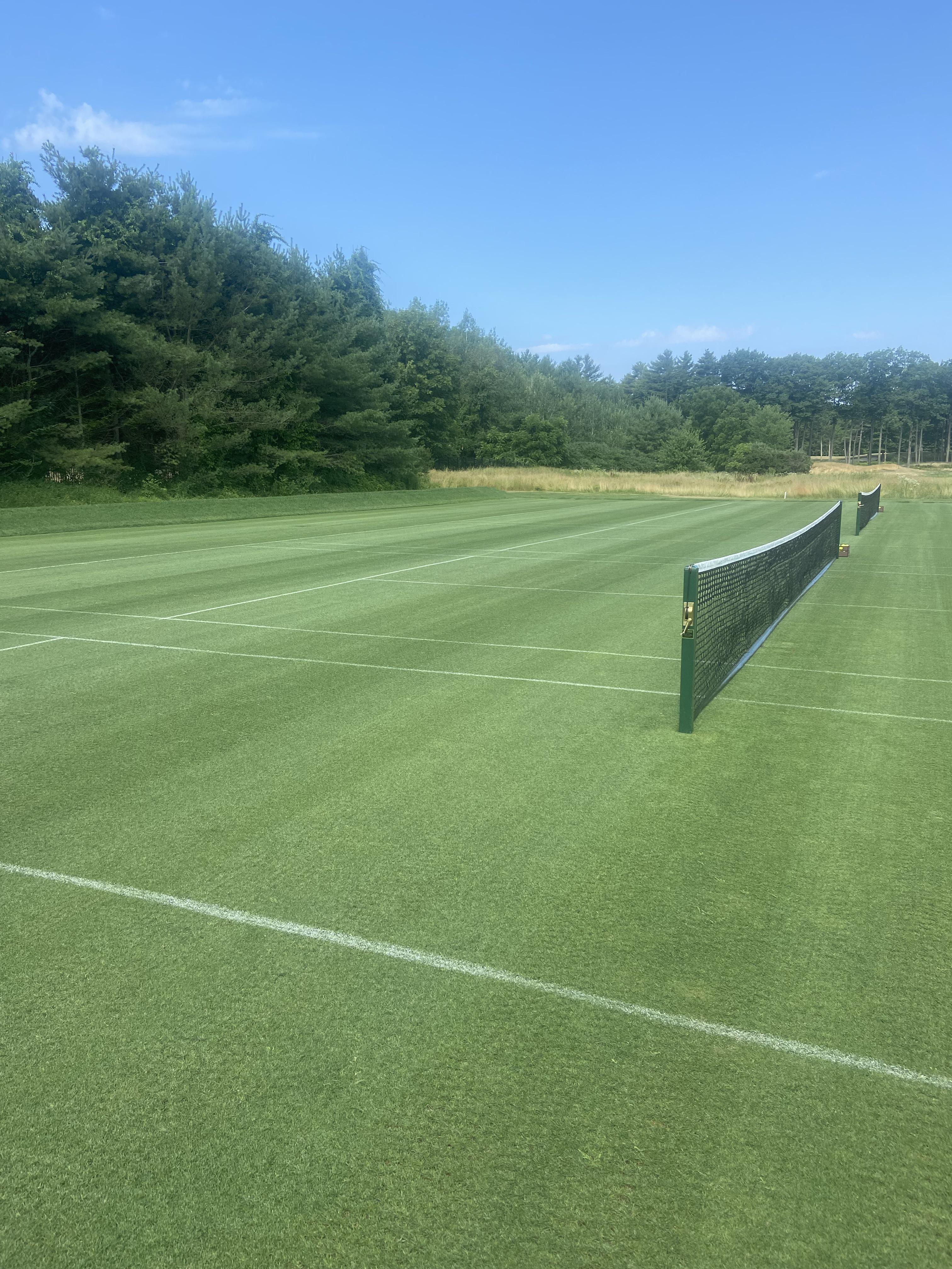 Just tested my Clubs new Grass courts. r/10s