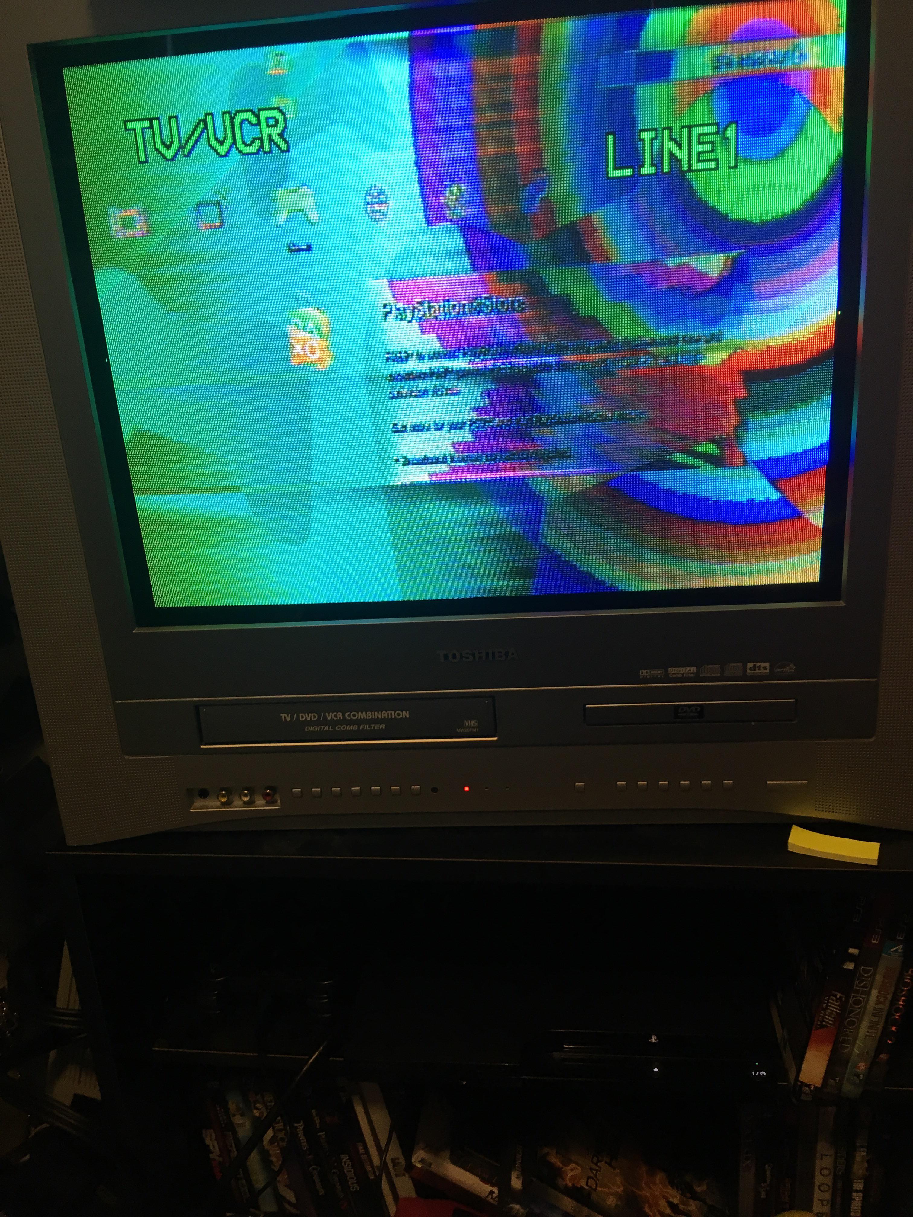 Old CRT tv VS PS3 Slim (went out and got an HDMI to AV cable block and some AVA cables. Any