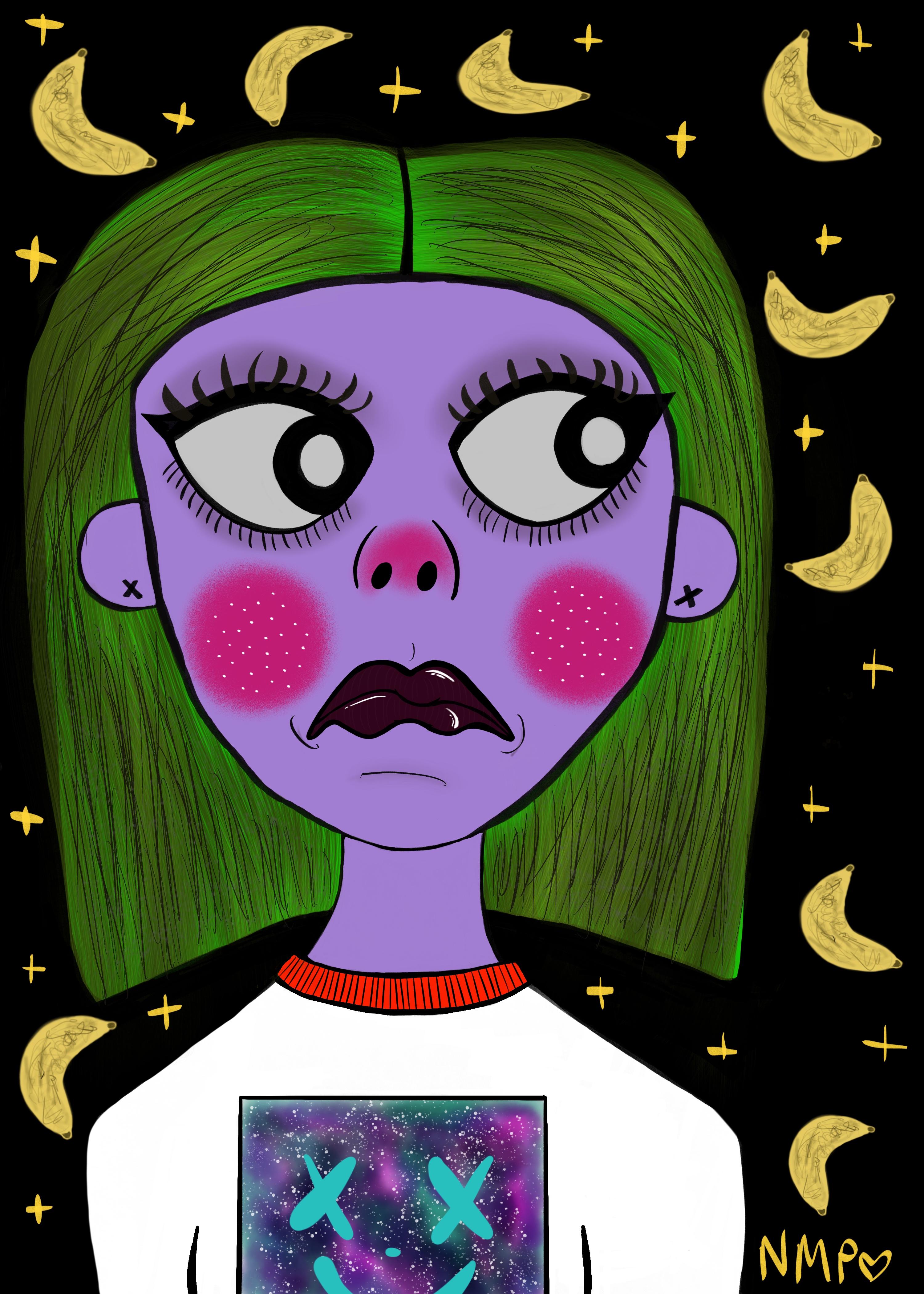 A drawing I made, just learning to use procreate on my new IPad. r