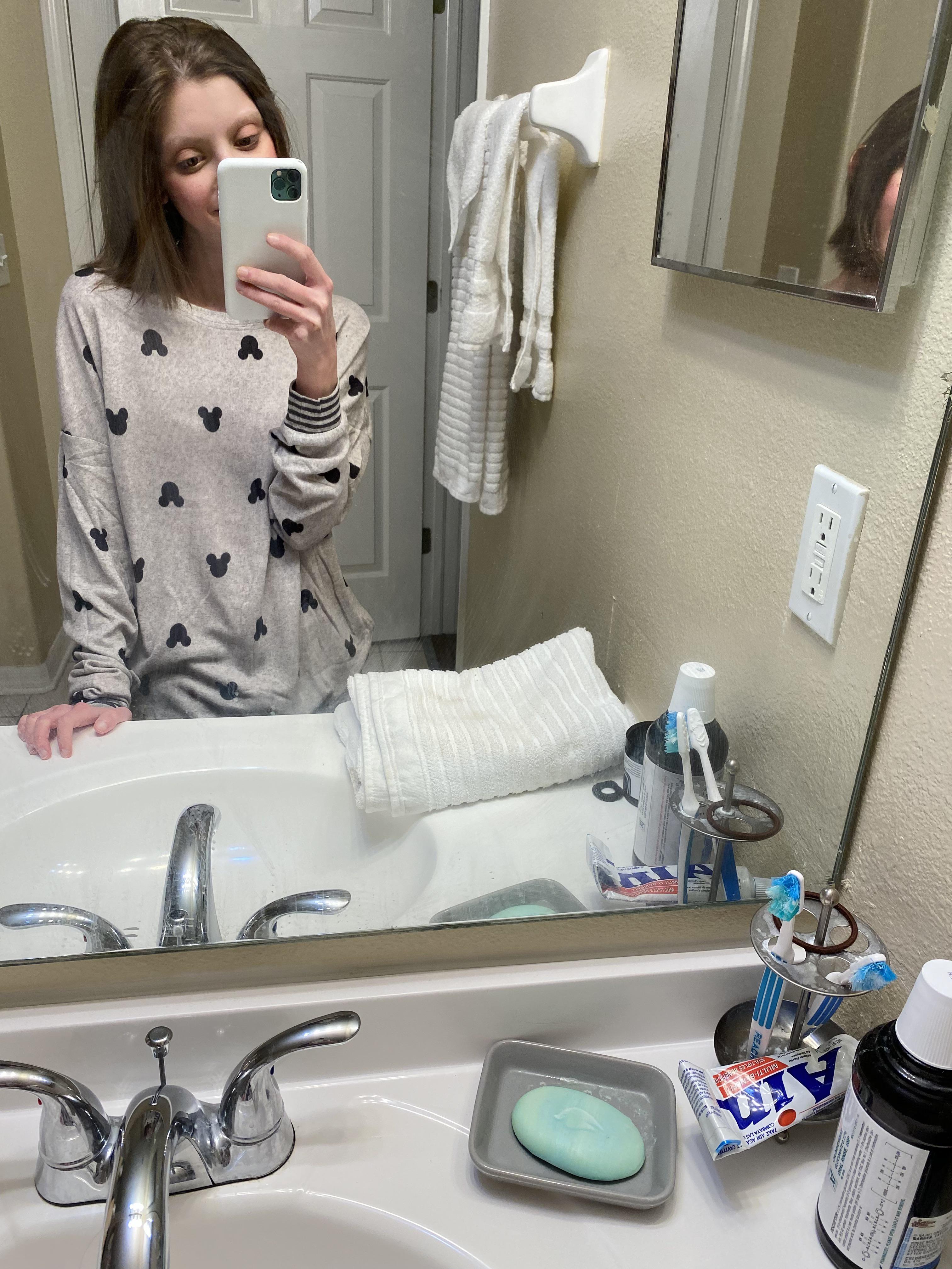 Disney Pajamas are for sale at Costco! They also have a pair in pink