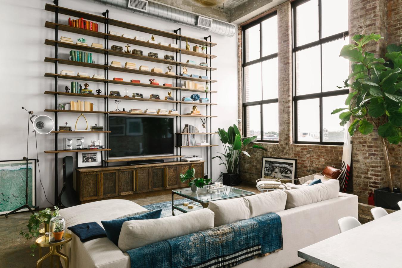 Modern Industrial Loft in Brooklyn [1350×900] Building Gallery