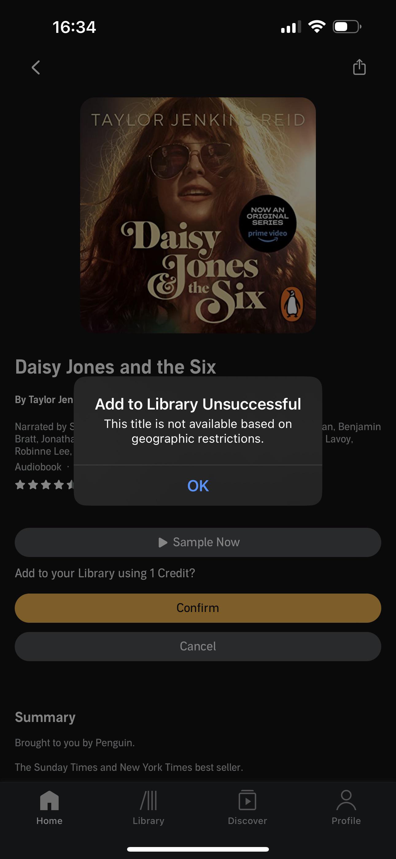 I keep getting this message whilst I’m based in the UK and I know it’s