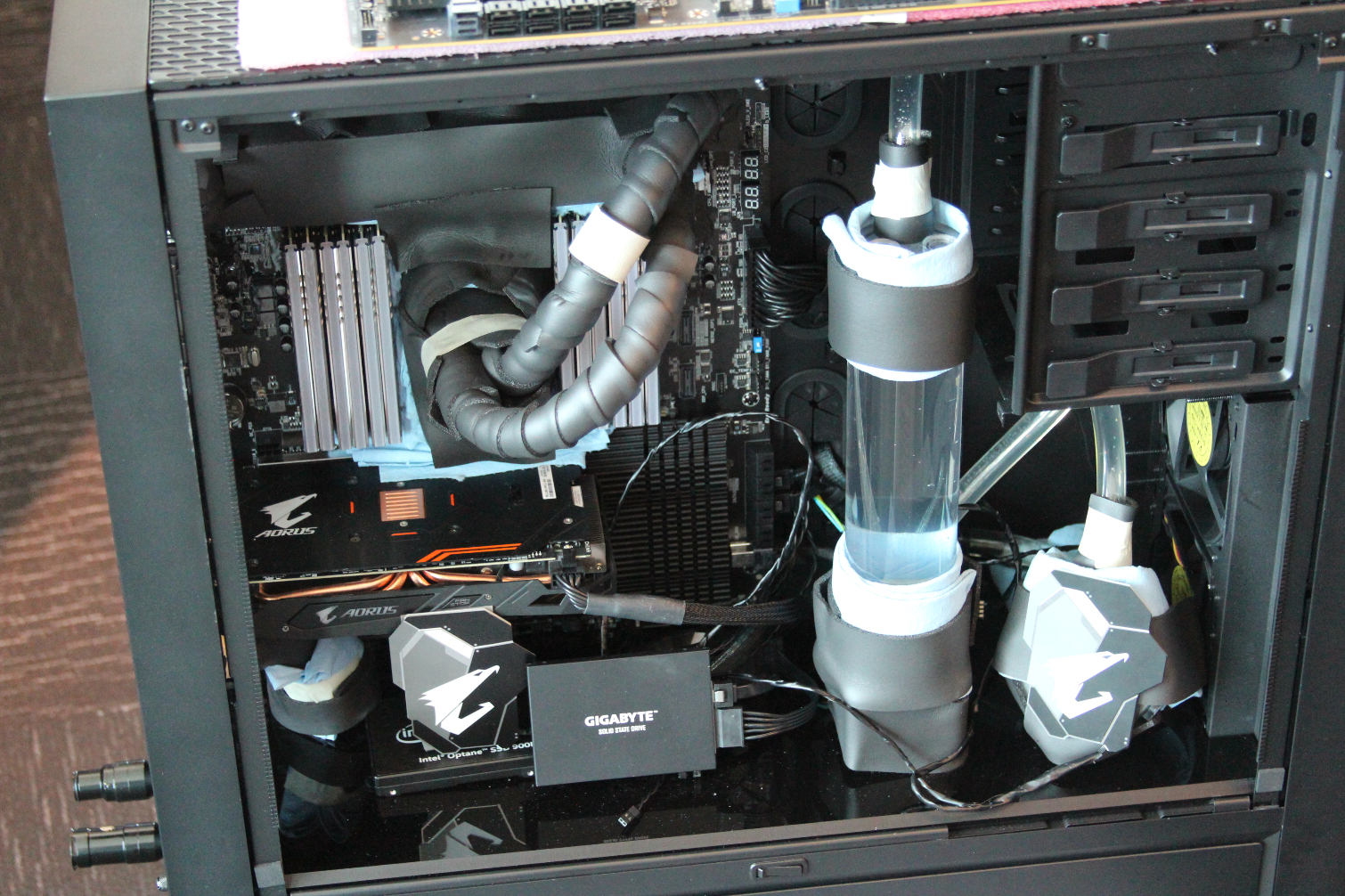 Actual picture of the Actual subambient water chiller setup shintel