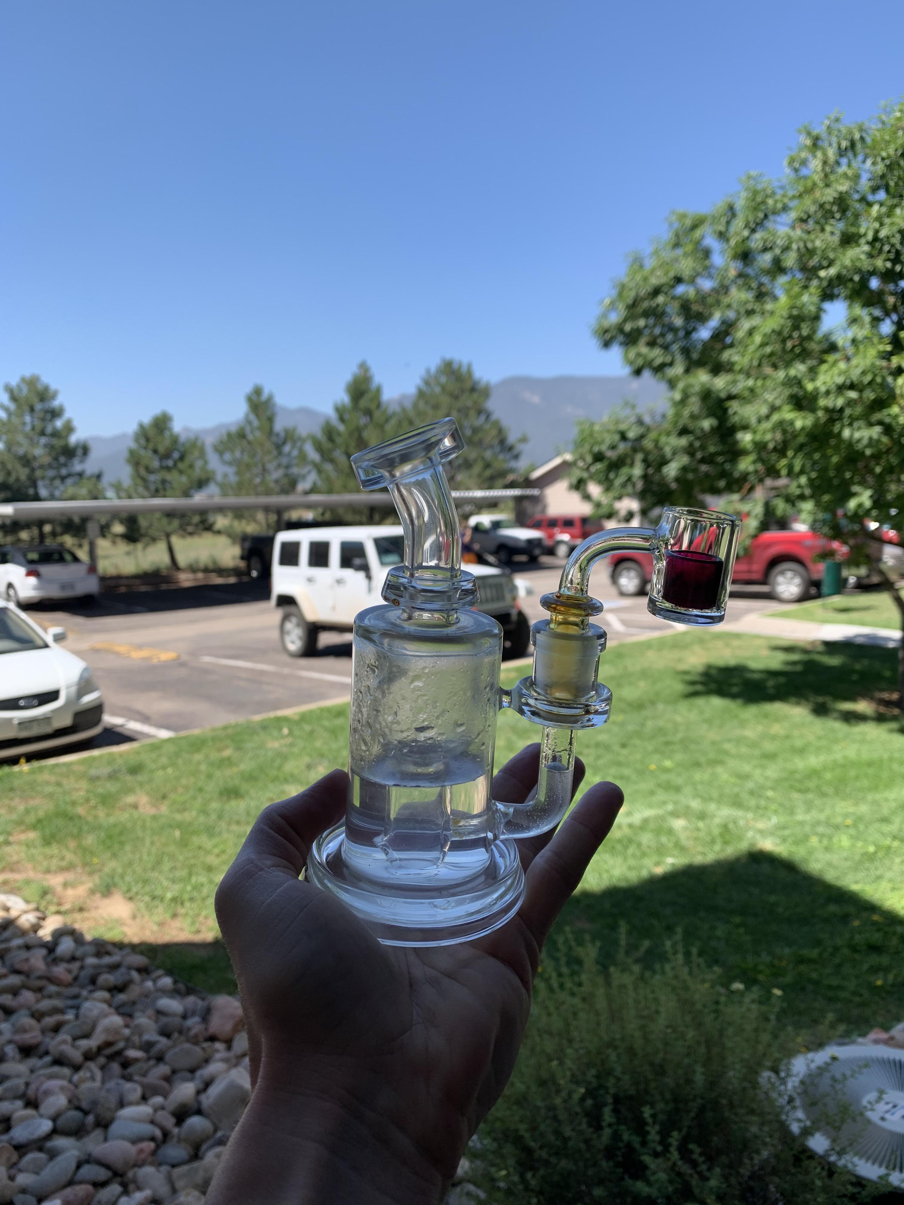 Wake and bake on the patio this beautiful ☀️ 7/10 morning here in