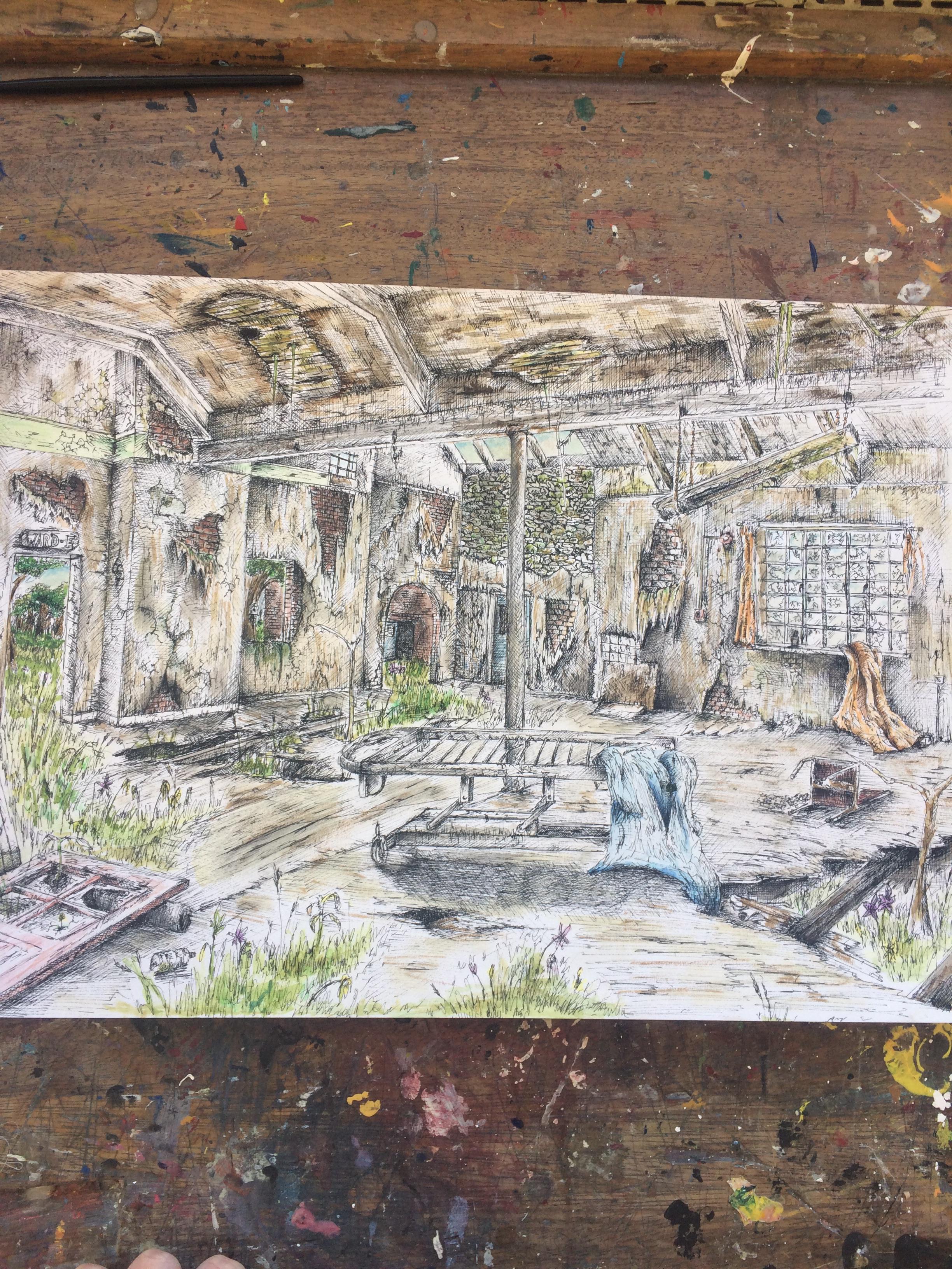 This was my final exam piece for gcse art this year. It was a 10 hour