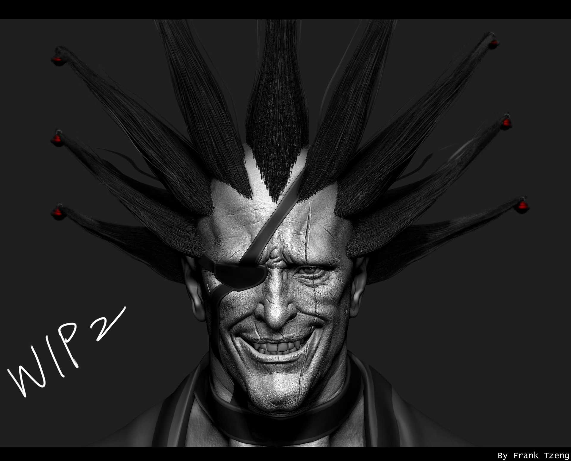 Kenpachi Done by Frank Tzeng r/bleach