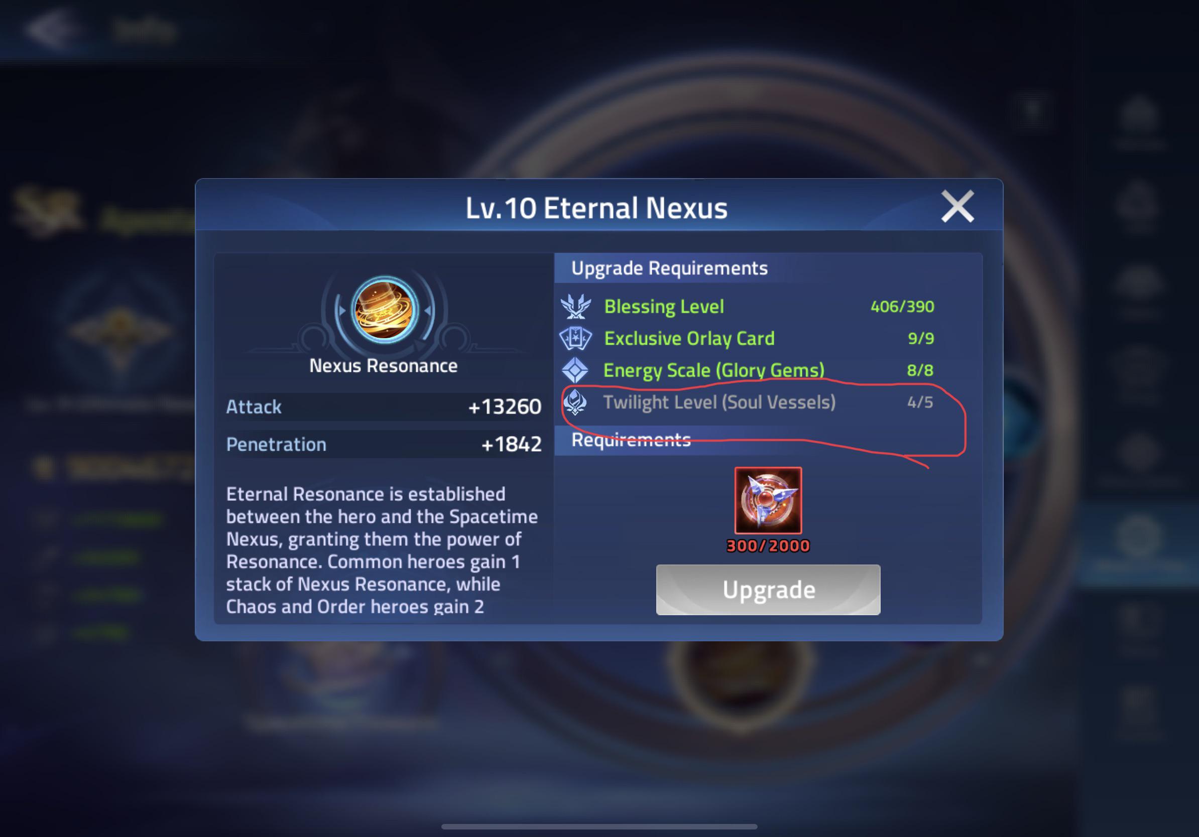 Does anyone know what this means, my soul is already maxed. r/MLA