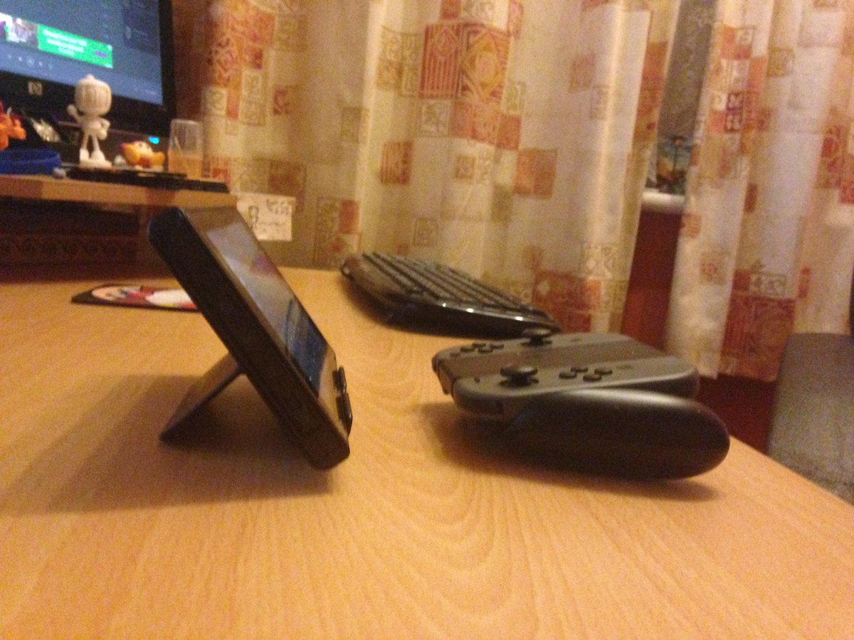 Cheeky Tip Got a Wii U? Use the Gamepad Stand to hold your Switch on