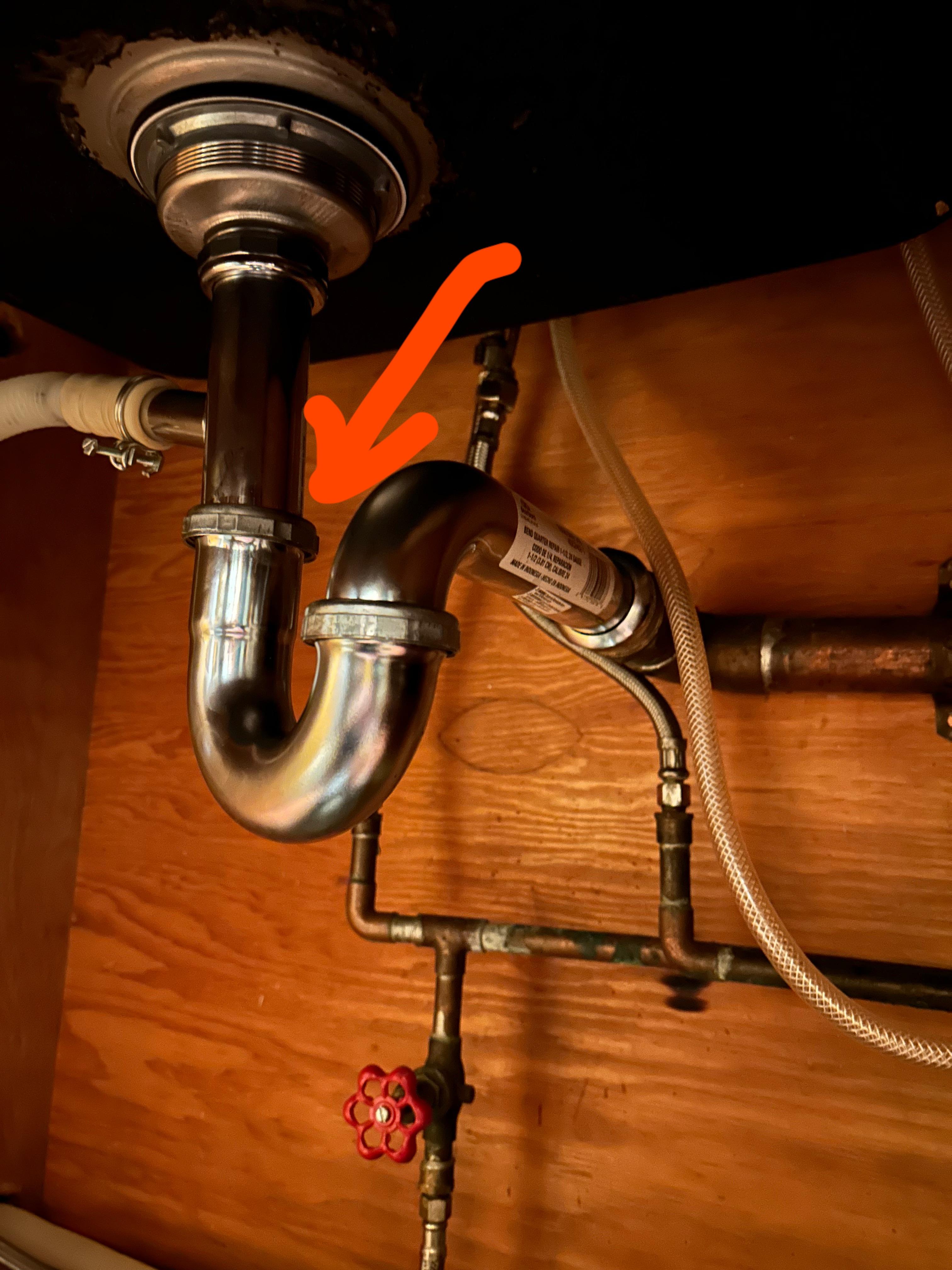 Kitchen sink tail piece not lining up with ptrap r/Plumbing