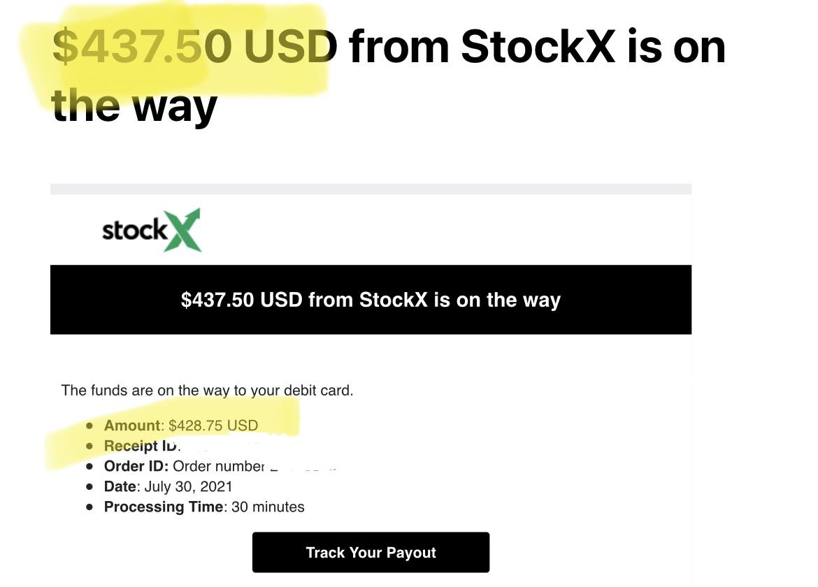 StockX Incorrect Payout? Does StockX usually pay less than what they
