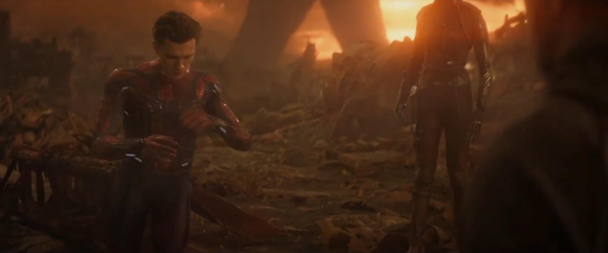 In “Avengers Infinity War”, Peter Parker says “I don’t