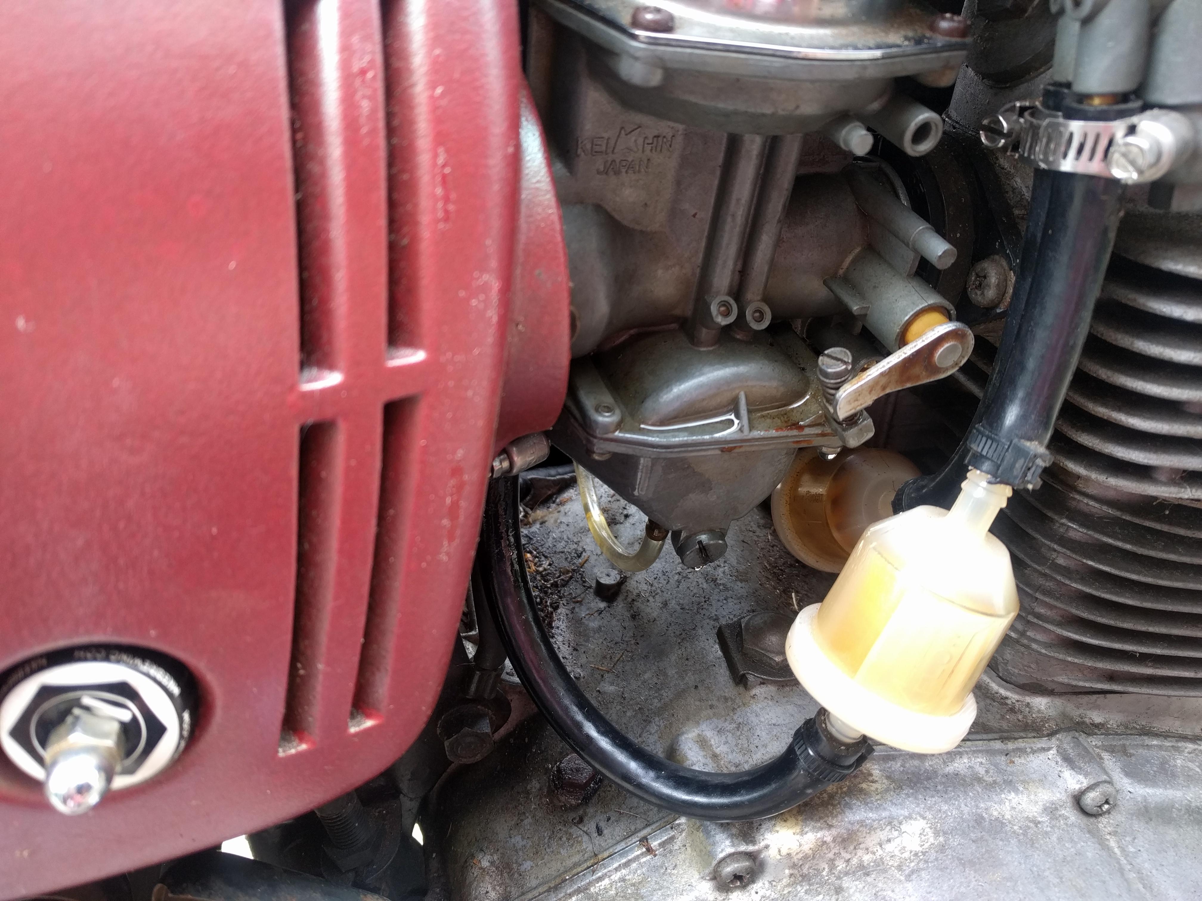 Gas leaking from somewhere? r/HondaCB