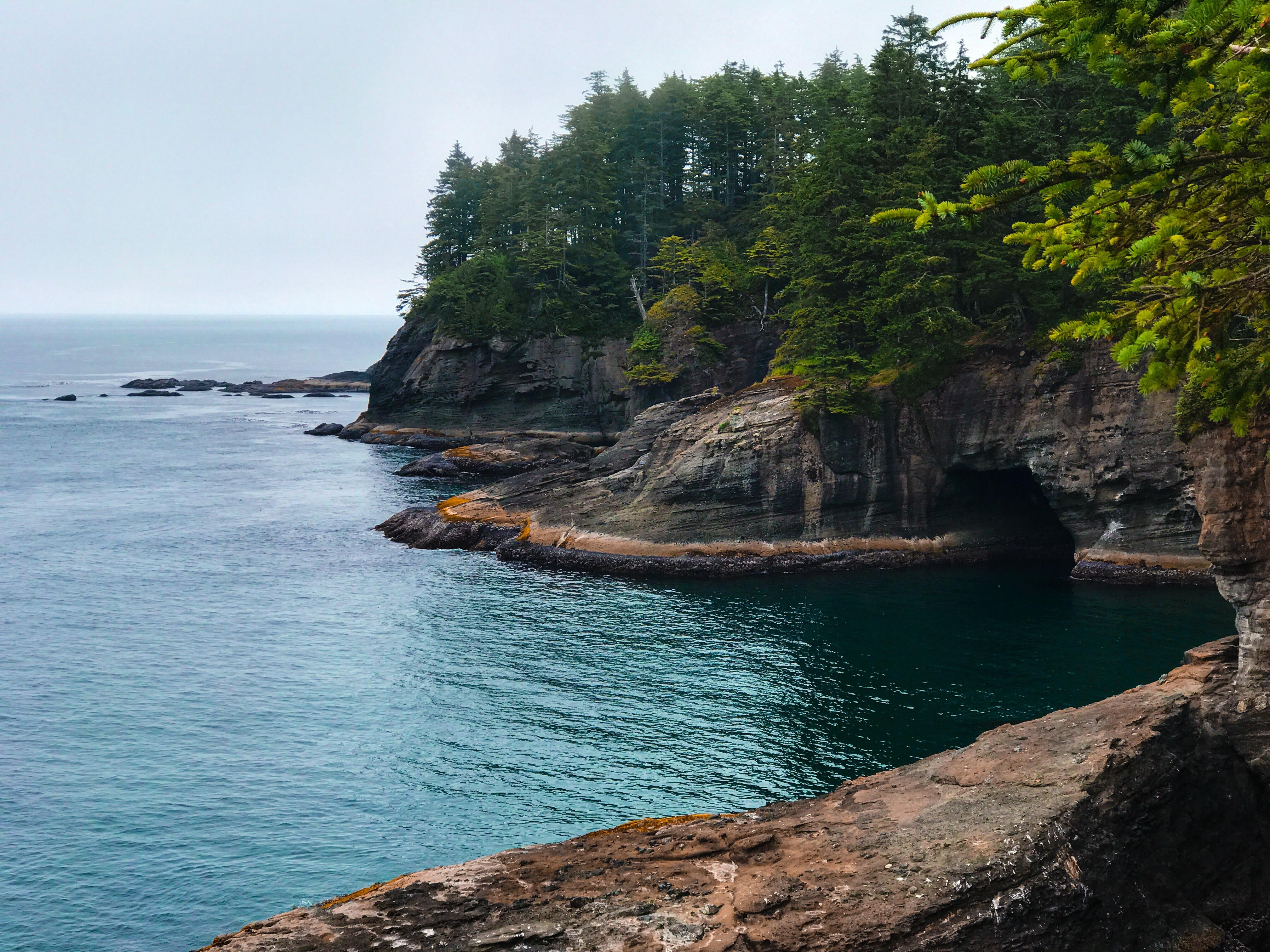 Most northwestern tip of Washington state Neah Bay on the Makah